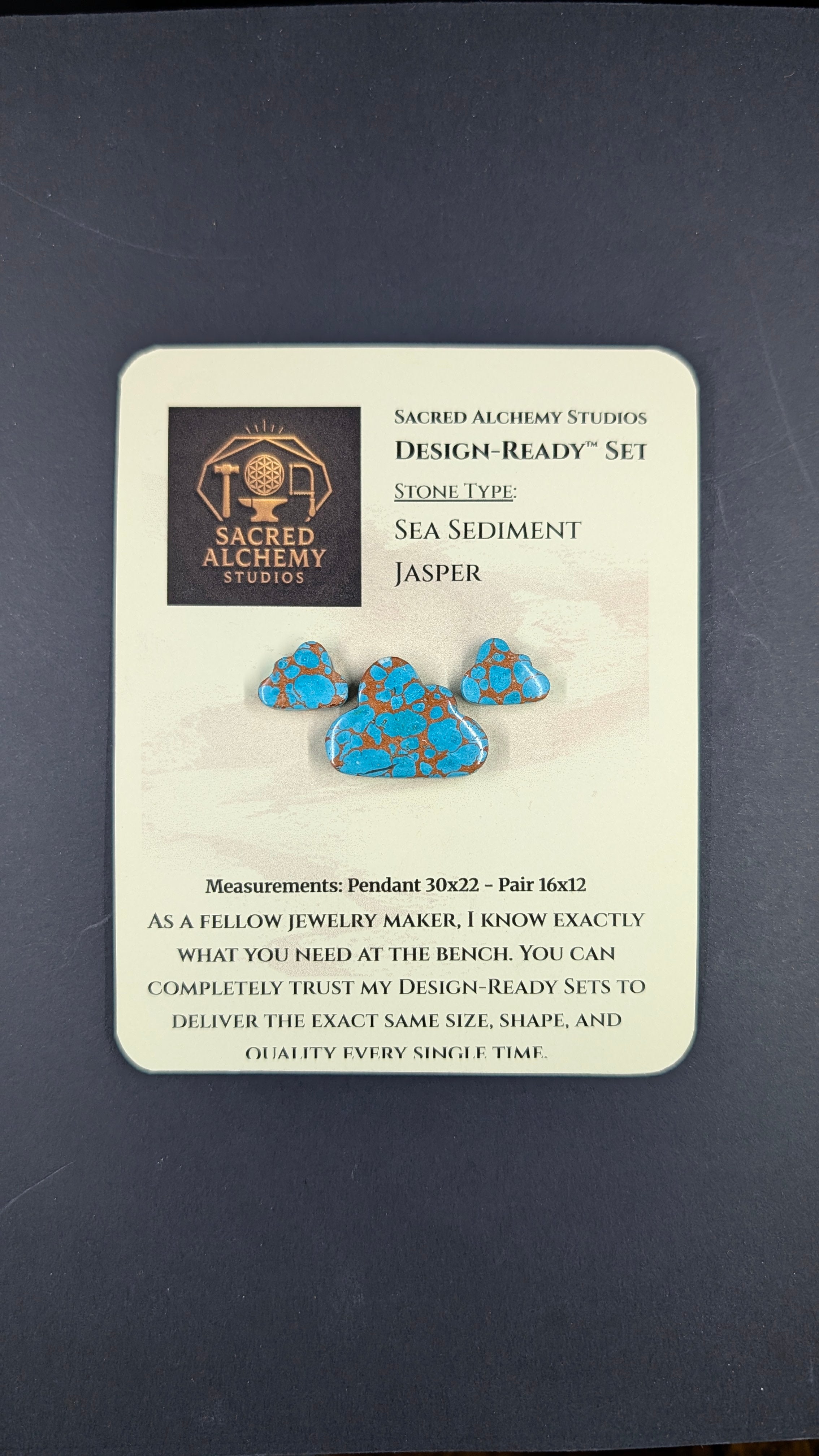 Cloud Shape - Sea Sediment Jasper - Design-Ready™