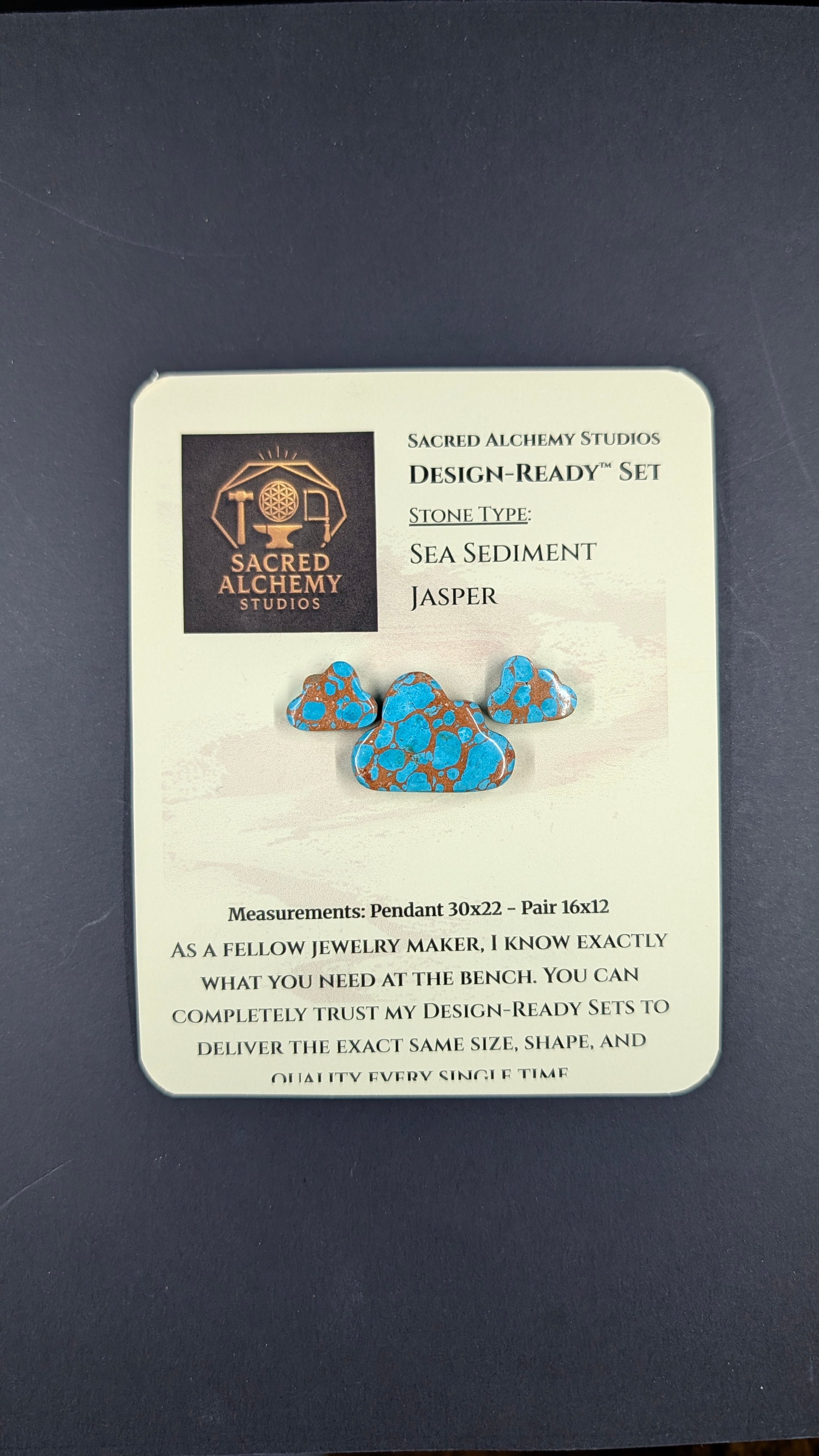 Cloud Shape - Sea Sediment Jasper - Design-Ready™