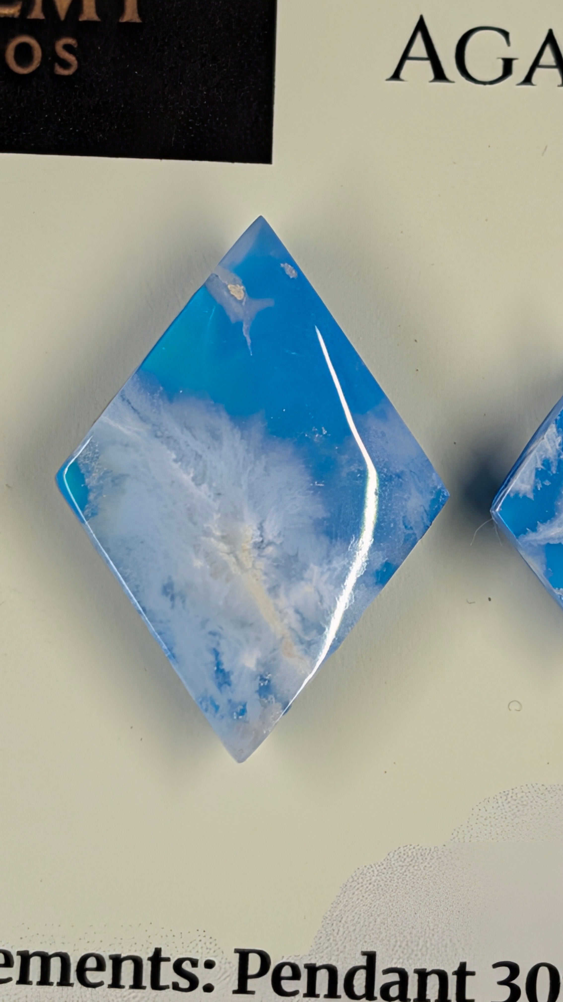 Rhombus Shape - Blue Plume Doublet - Design-Ready™ Set