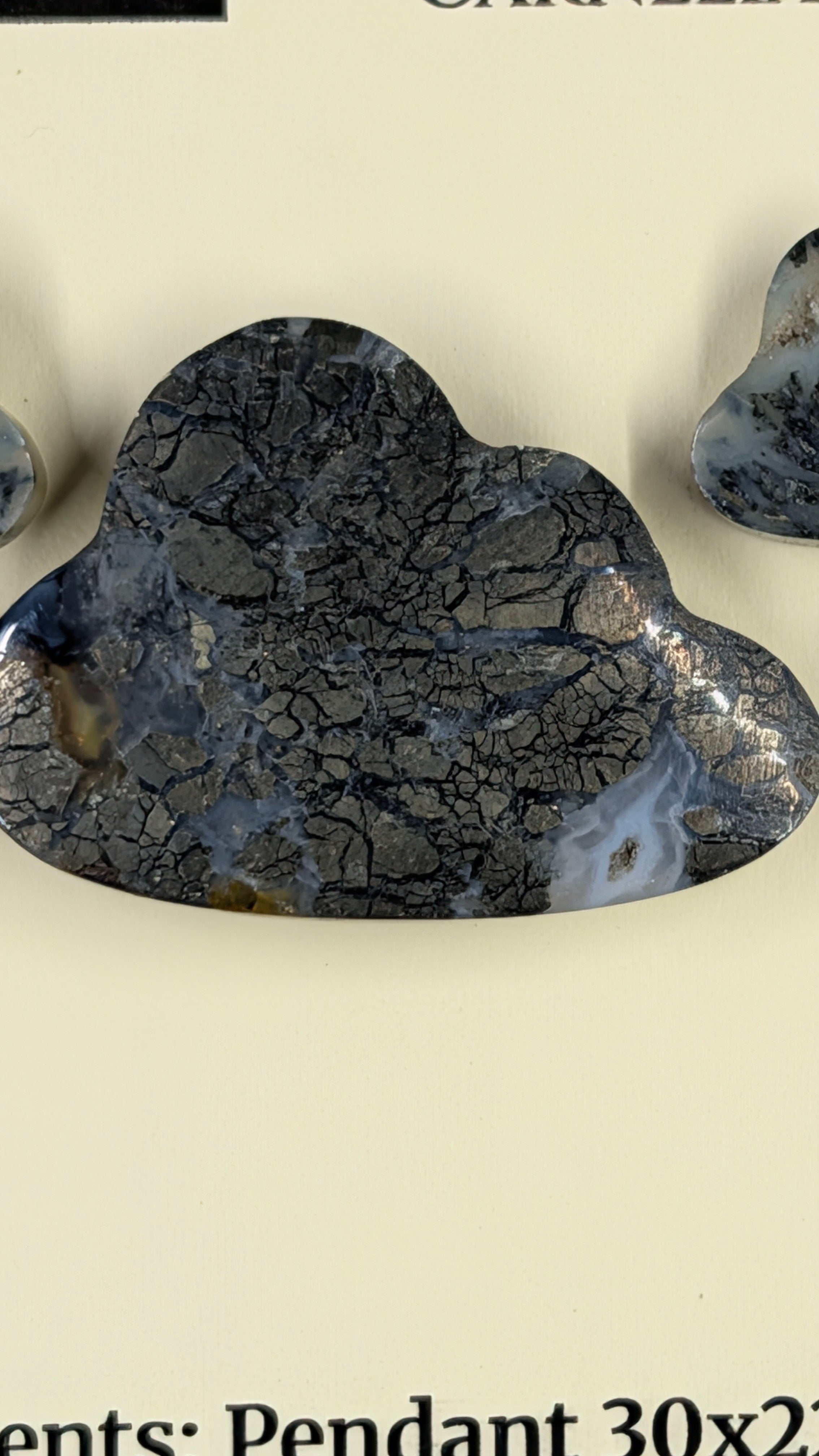 Cloud Shape - Marcasite in Agate - Sacred Alchemy Select - Design-Ready™ Set
