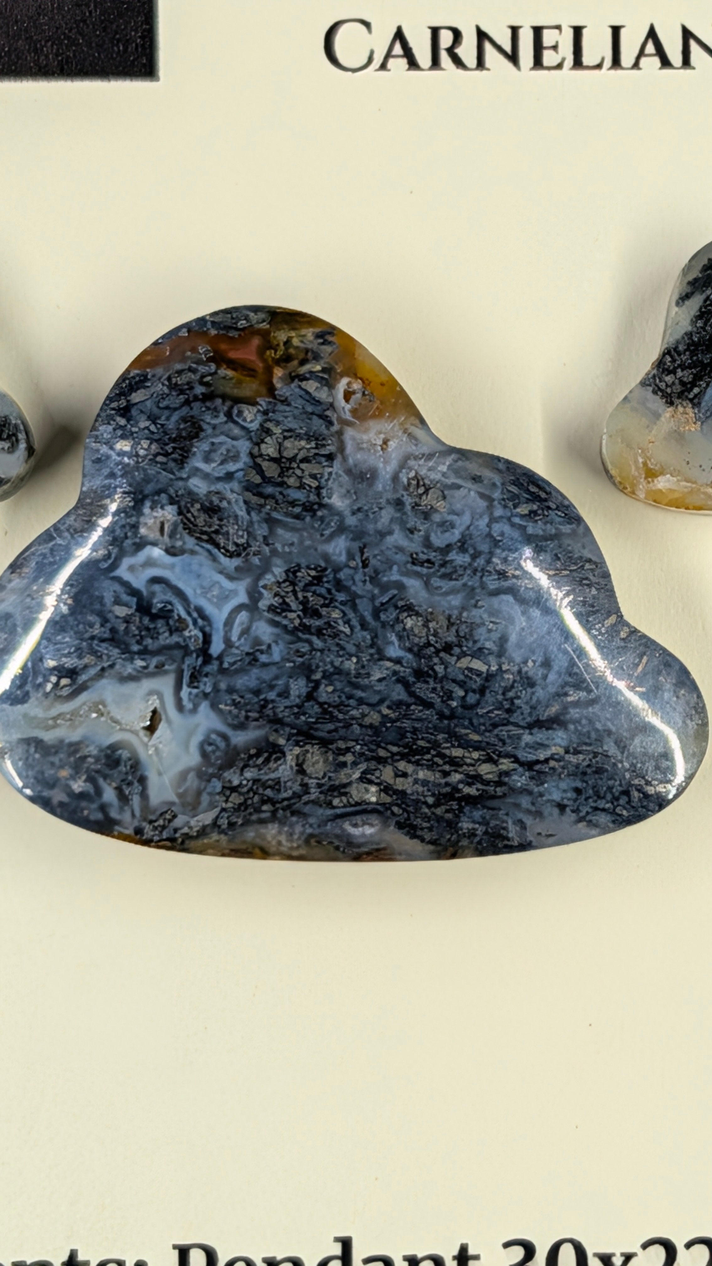 Cloud Shape - Marcasite in Agate - Sacred Alchemy Select - Design-Ready™ Set