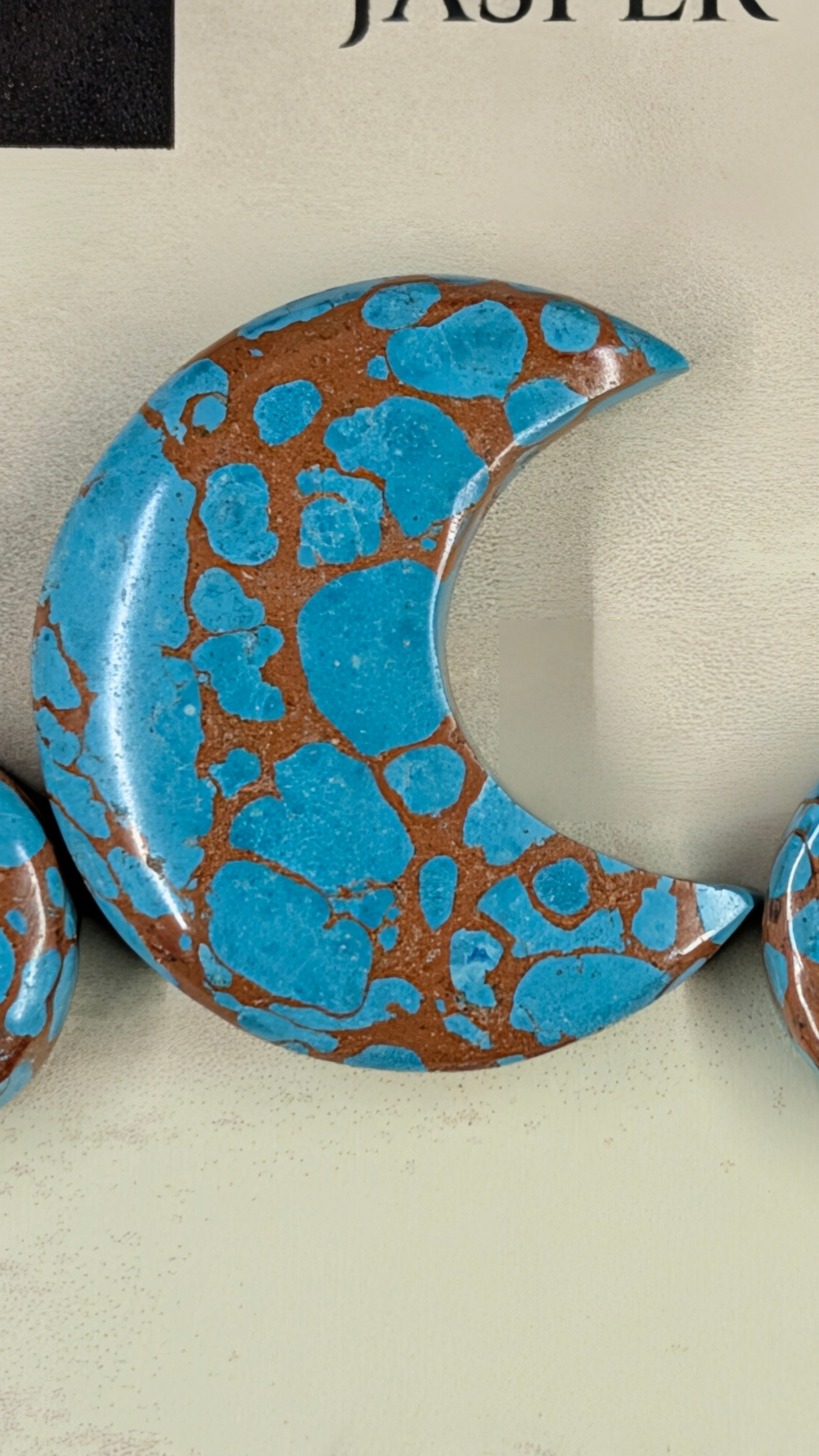 Crescent Moon Shape - Sea Sediment Jasper - Design-Ready™