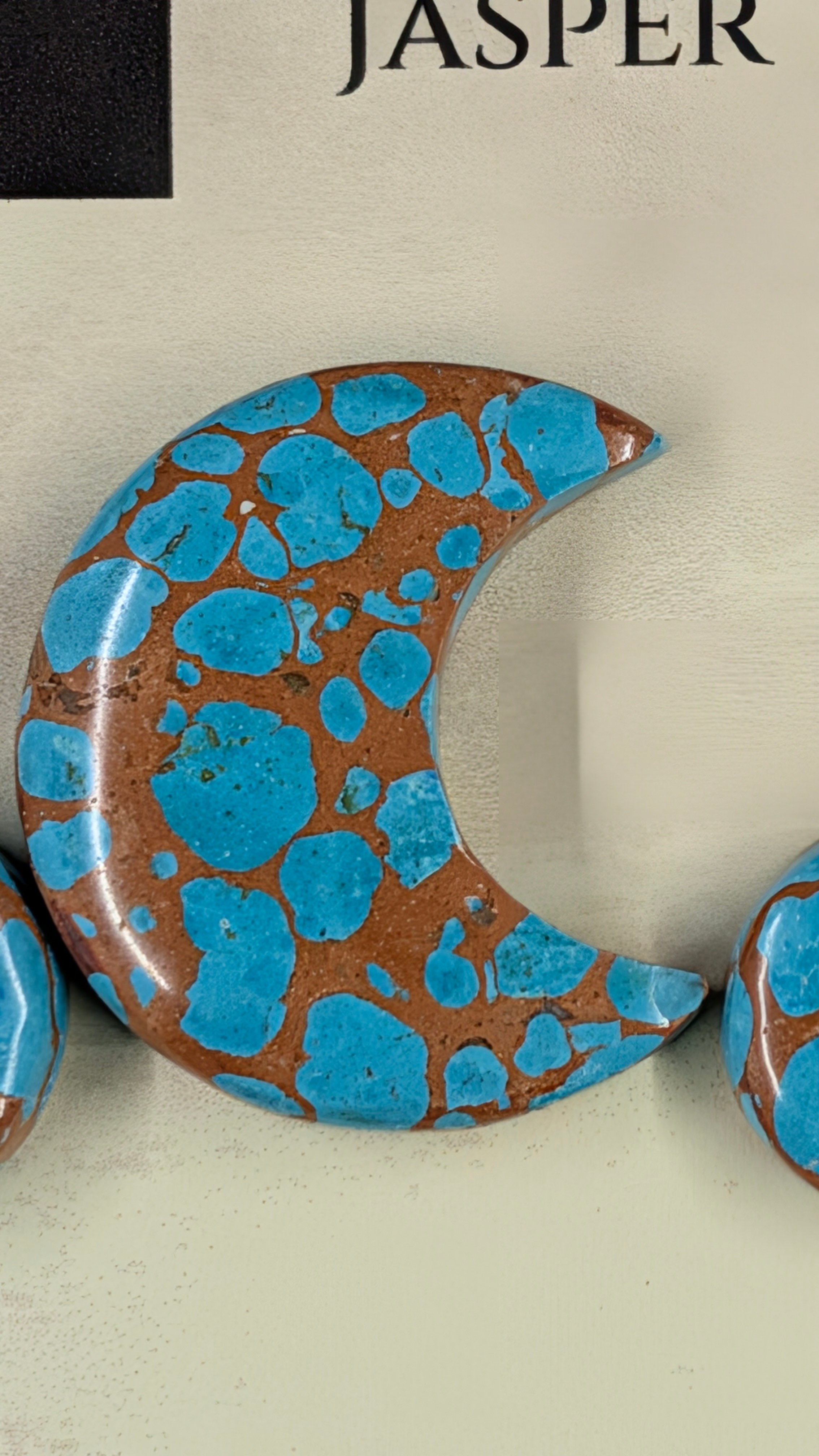 Crescent Moon Shape - Sea Sediment Jasper - Design-Ready™