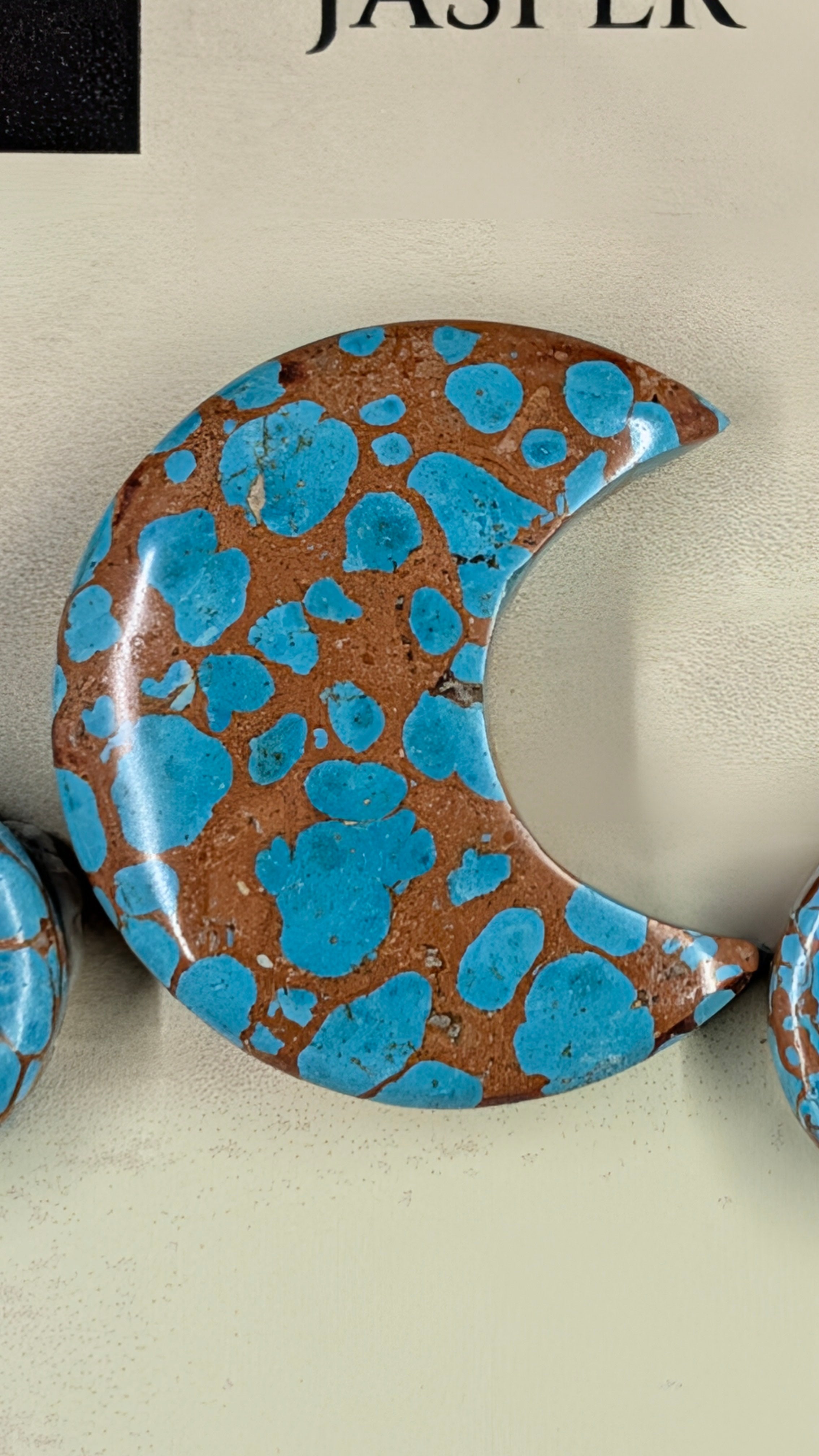 Crescent Moon Shape - Sea Sediment Jasper - Design-Ready™