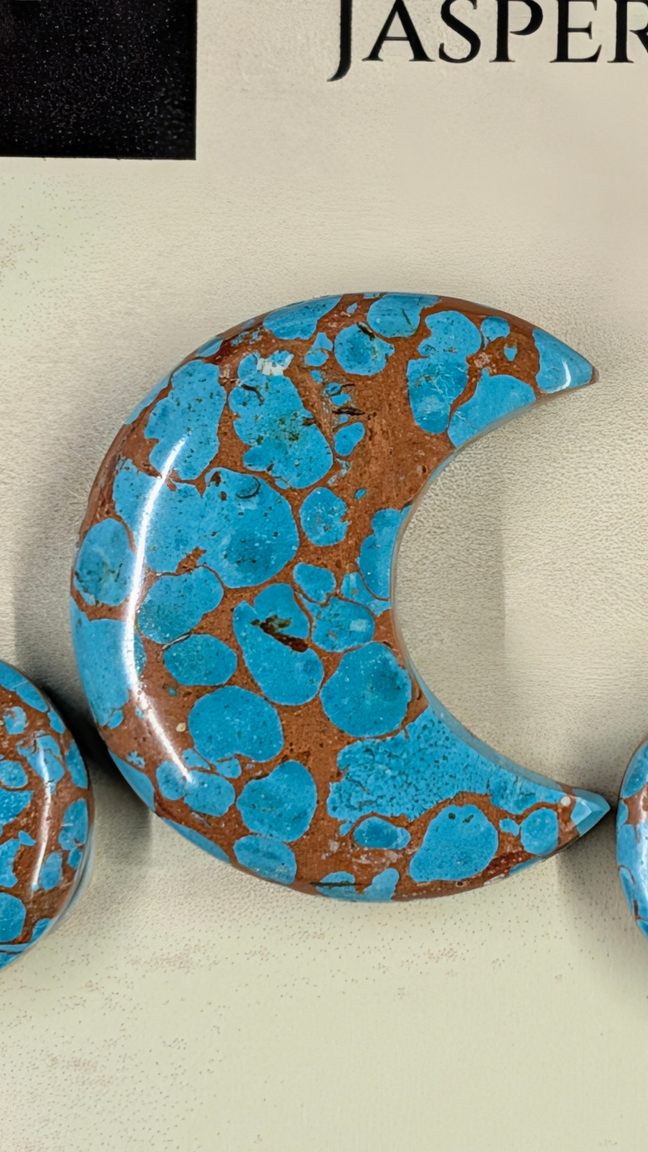 Crescent Moon Shape - Sea Sediment Jasper - Design-Ready™