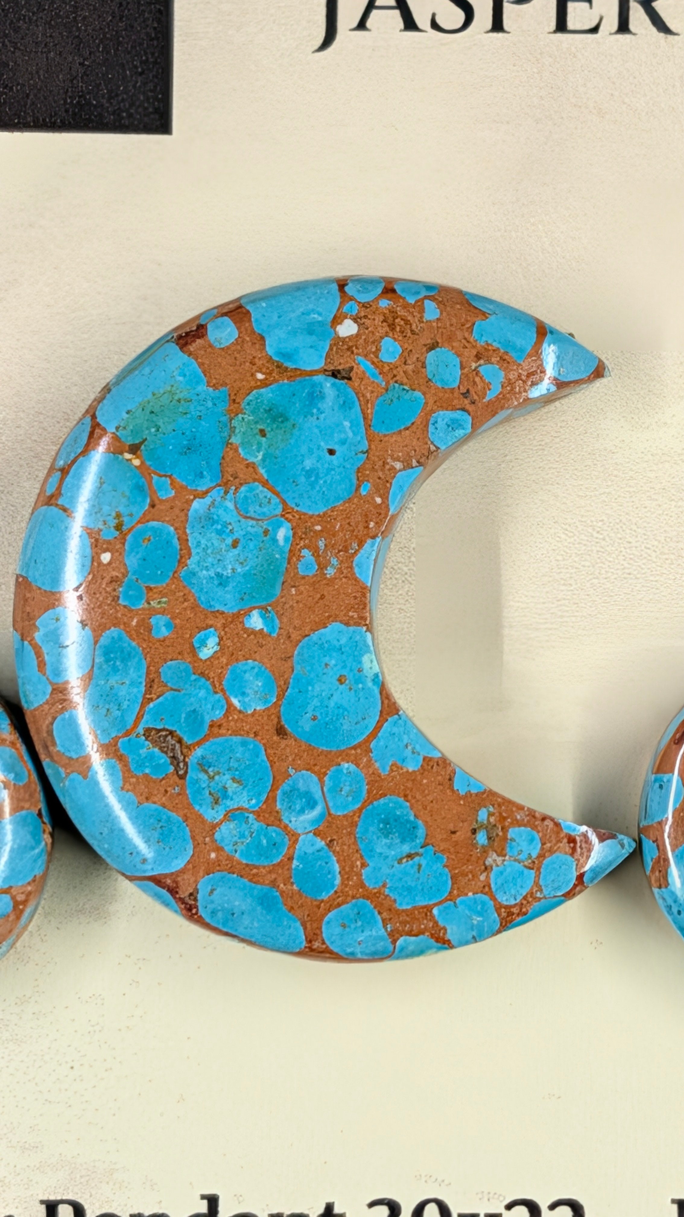 Crescent Moon Shape - Sea Sediment Jasper - Design-Ready™