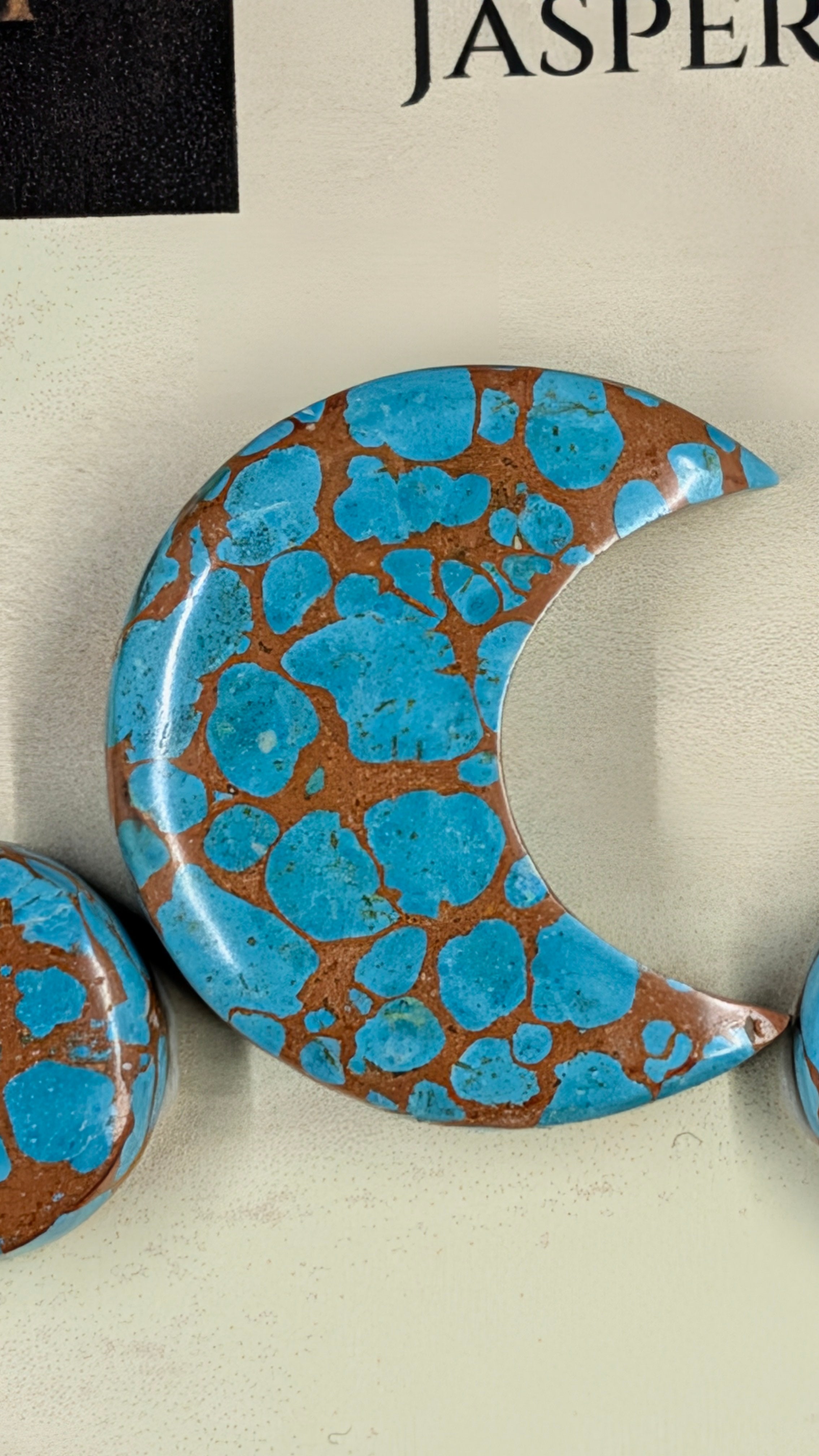 Crescent Moon Shape - Sea Sediment Jasper - Design-Ready™