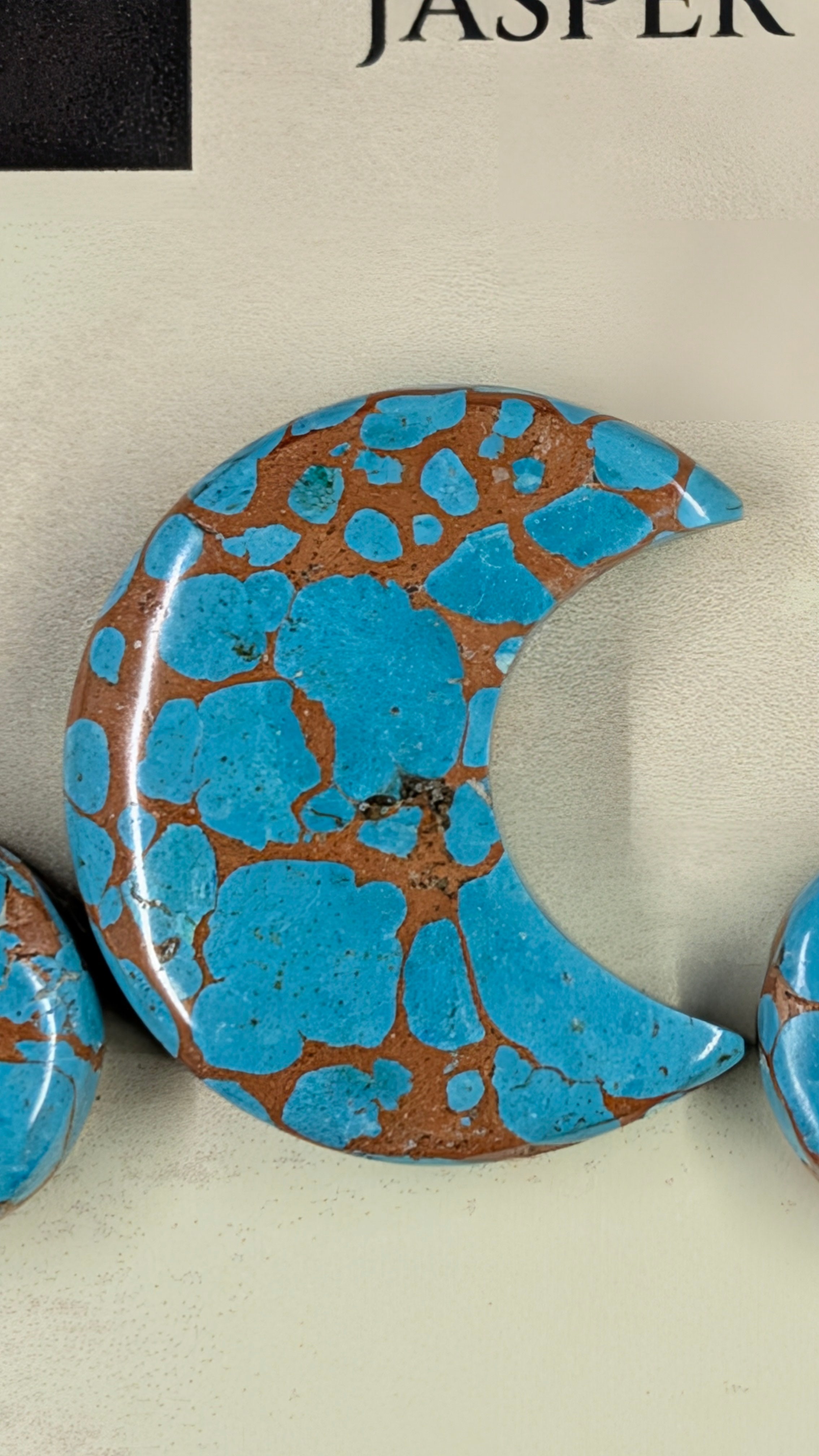Crescent Moon Shape - Sea Sediment Jasper - Design-Ready™