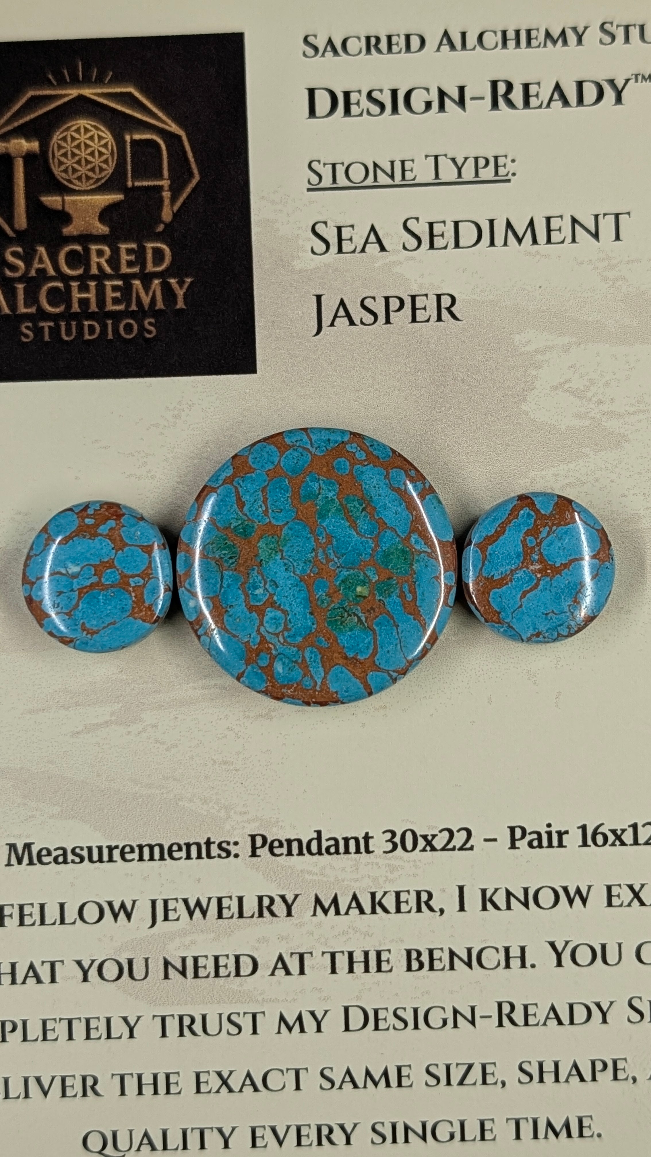 Circle Shape - Sea Sediment Jasper - Design-Ready™