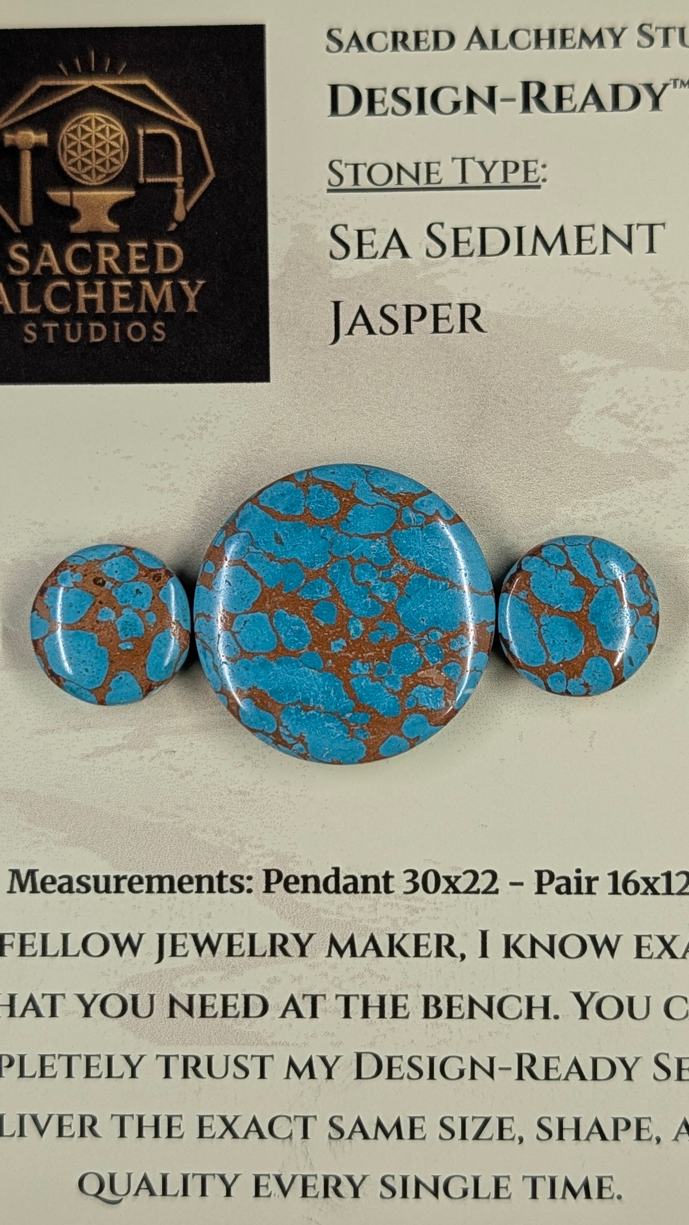 Circle Shape - Sea Sediment Jasper - Design-Ready™