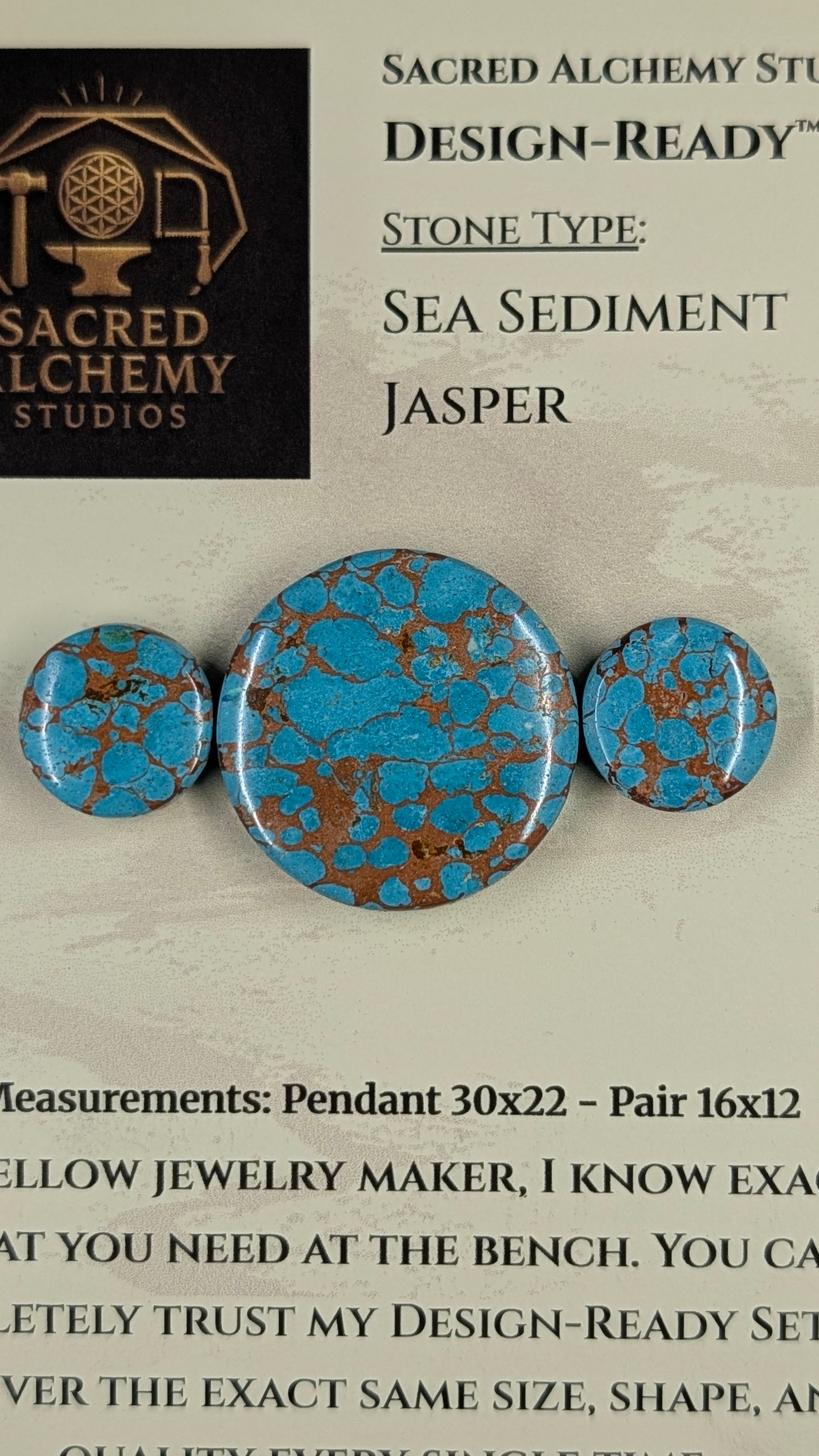 Circle Shape - Sea Sediment Jasper - Design-Ready™