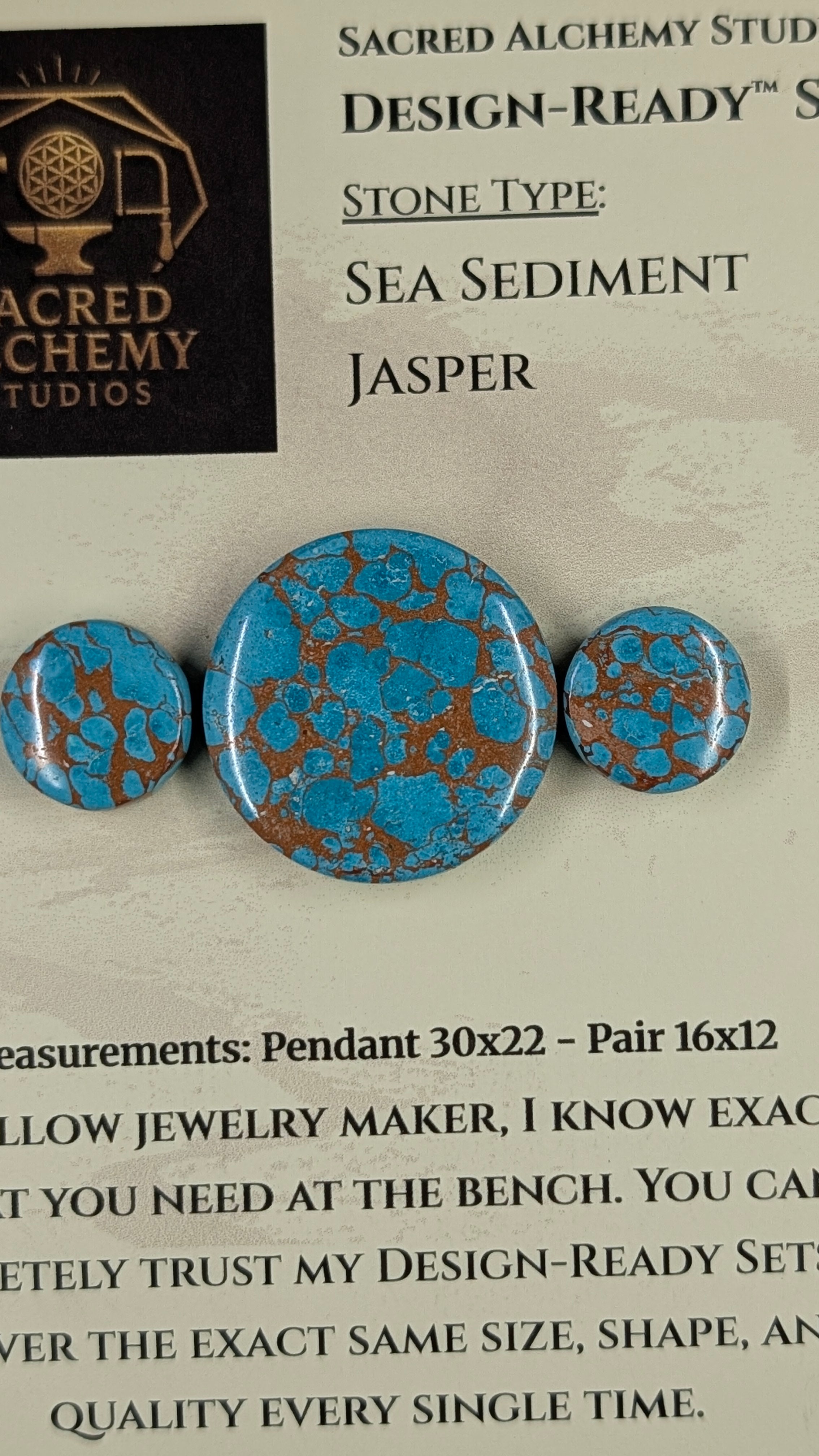 Circle Shape - Sea Sediment Jasper - Design-Ready™