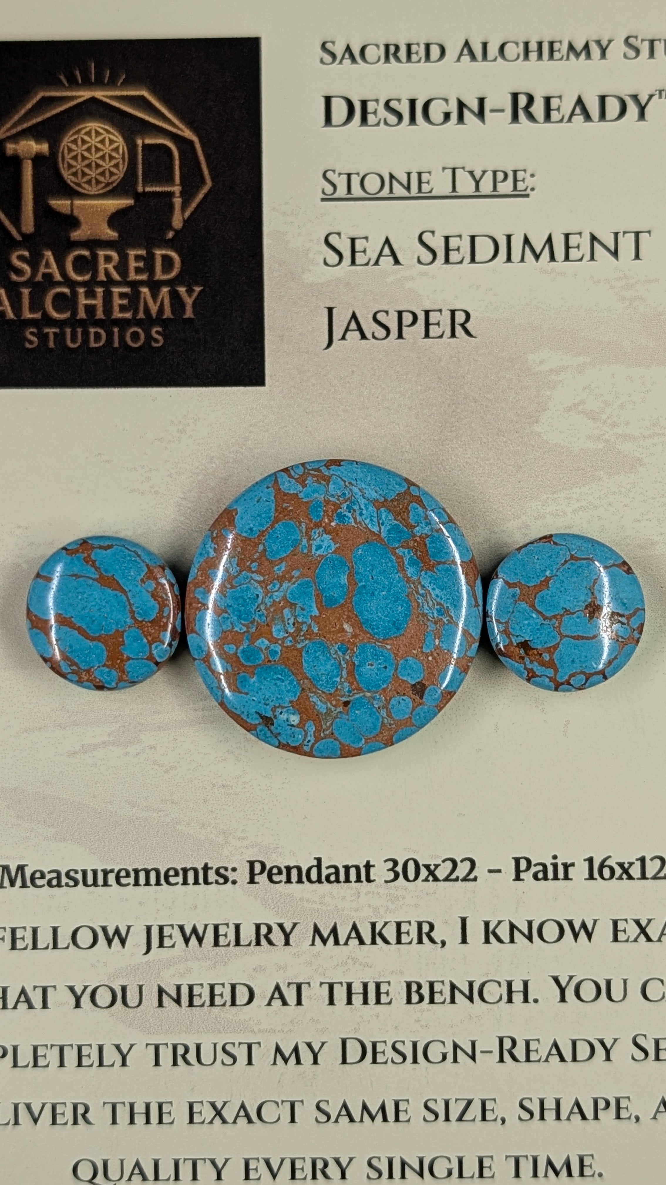 Circle Shape - Sea Sediment Jasper - Design-Ready™