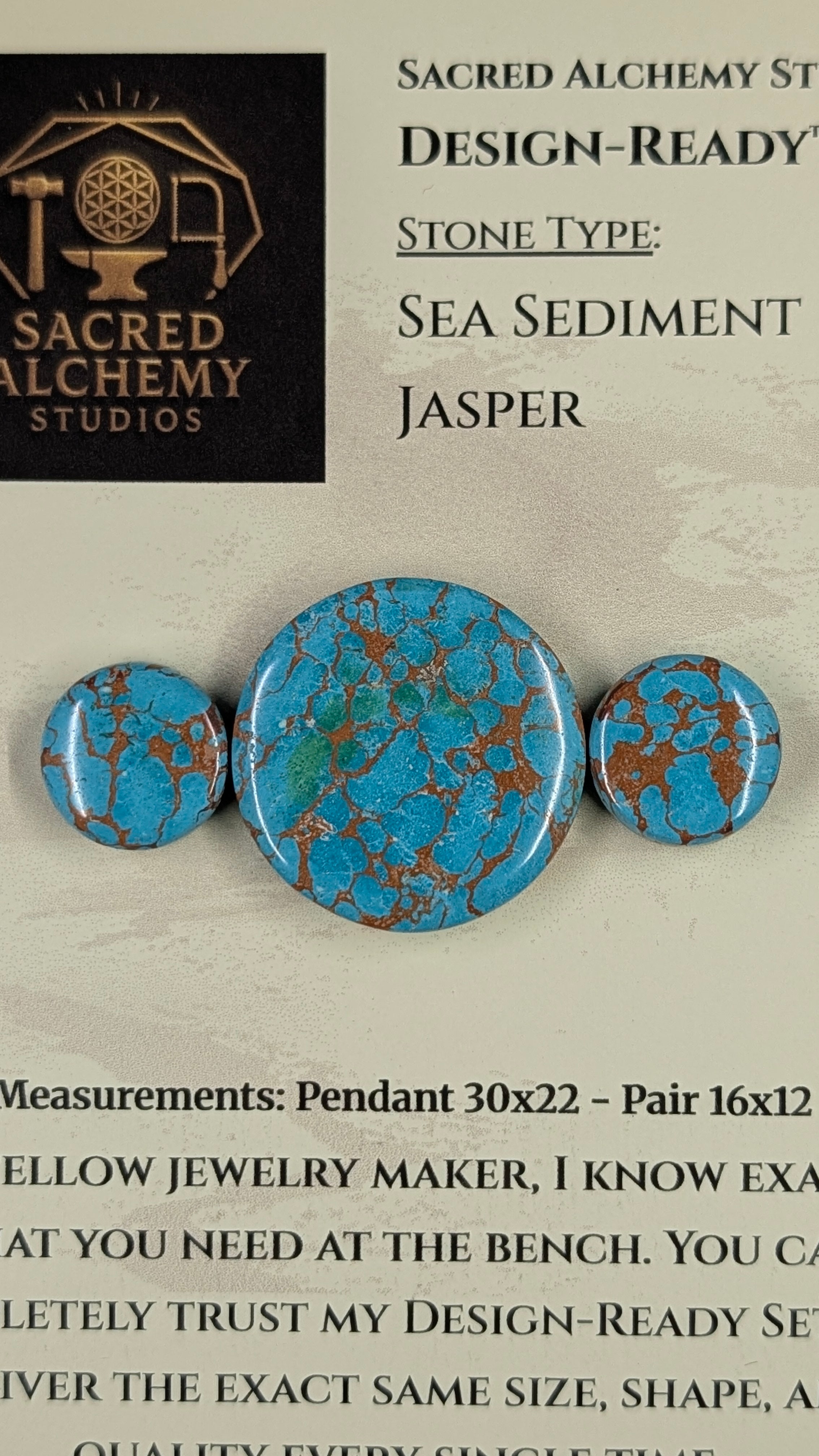 Circle Shape - Sea Sediment Jasper - Design-Ready™