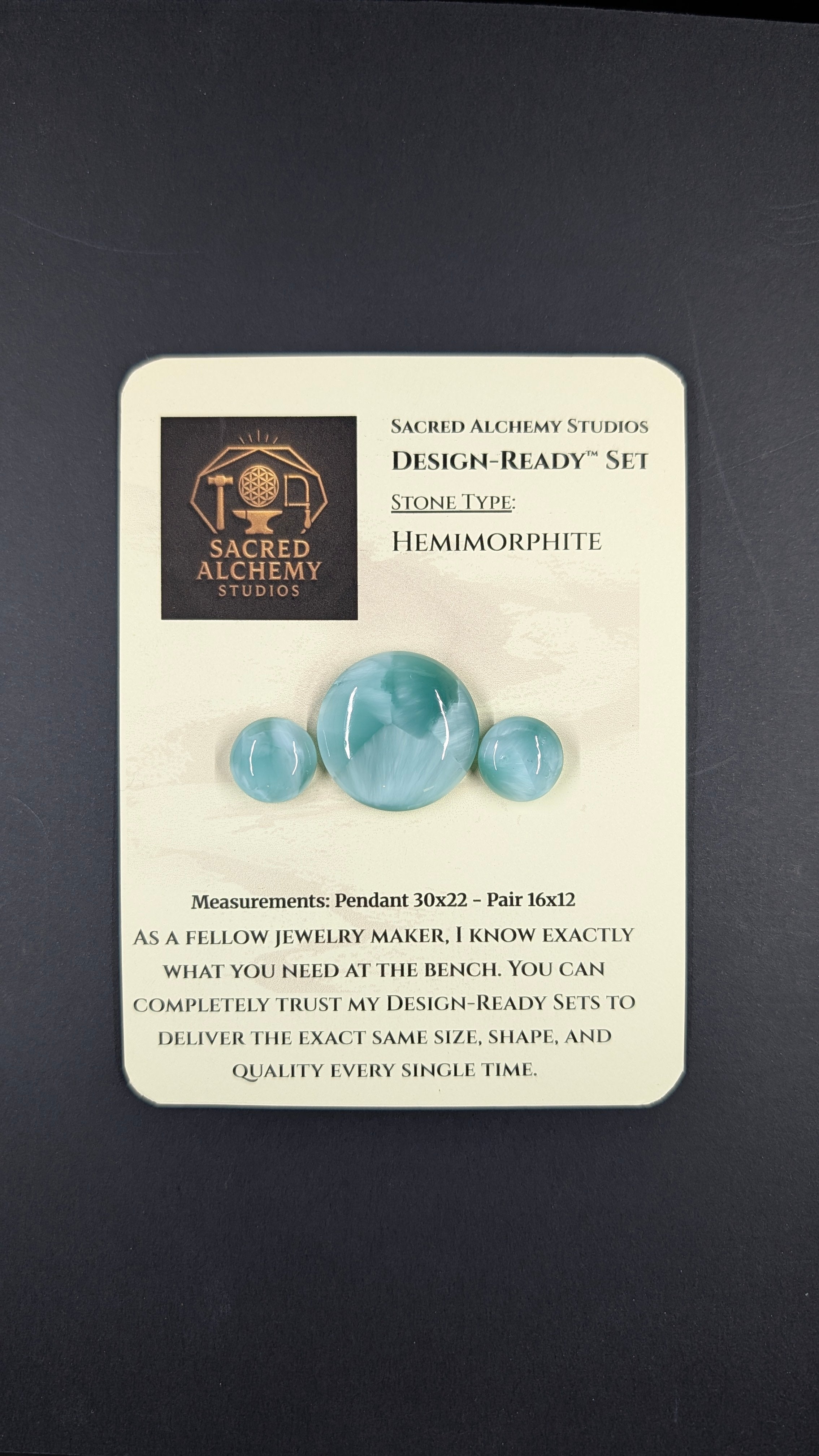 Circle Shape - Hemimorphite - Design-Ready™ Set