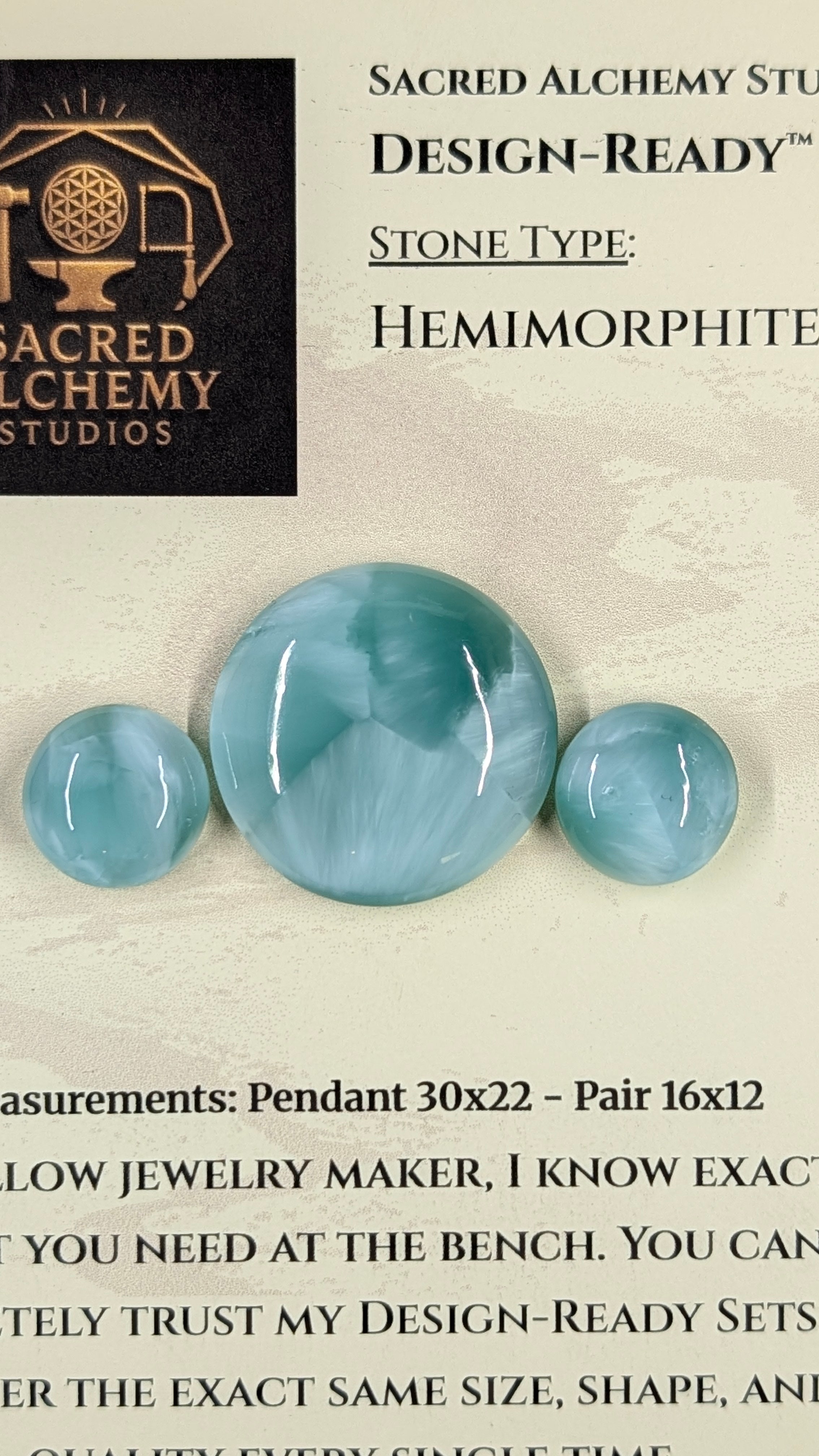 Circle Shape - Hemimorphite - Design-Ready™ Set