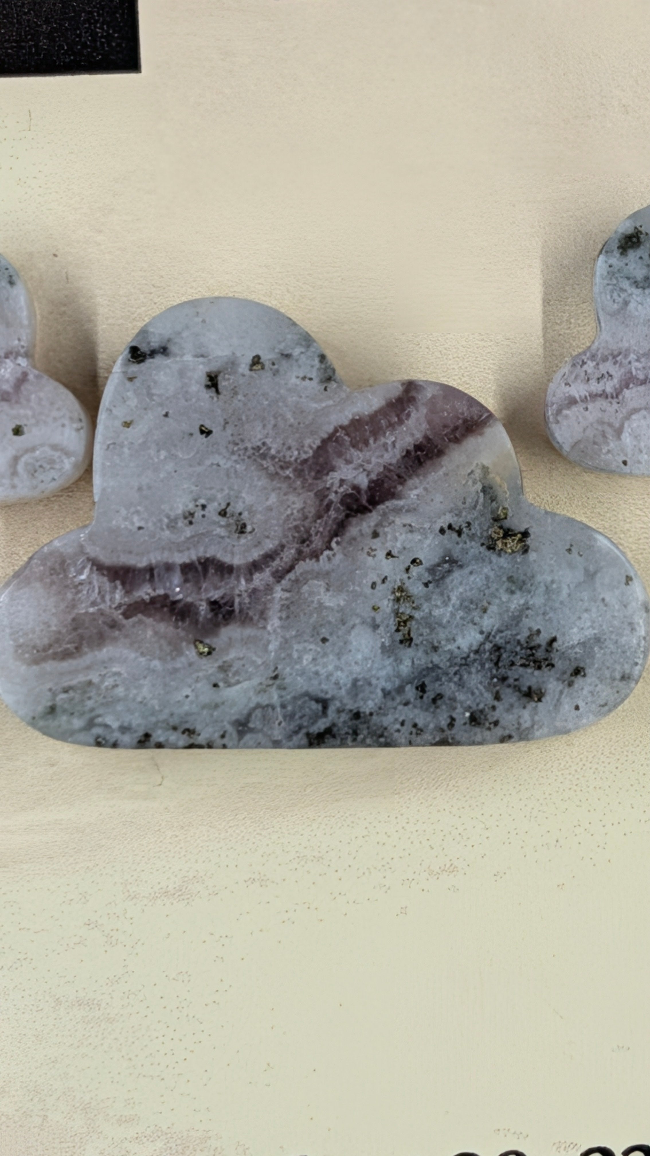 Cloud Shape - Pyrite & Amethyst in Moss Agate - Design-Ready™ Set