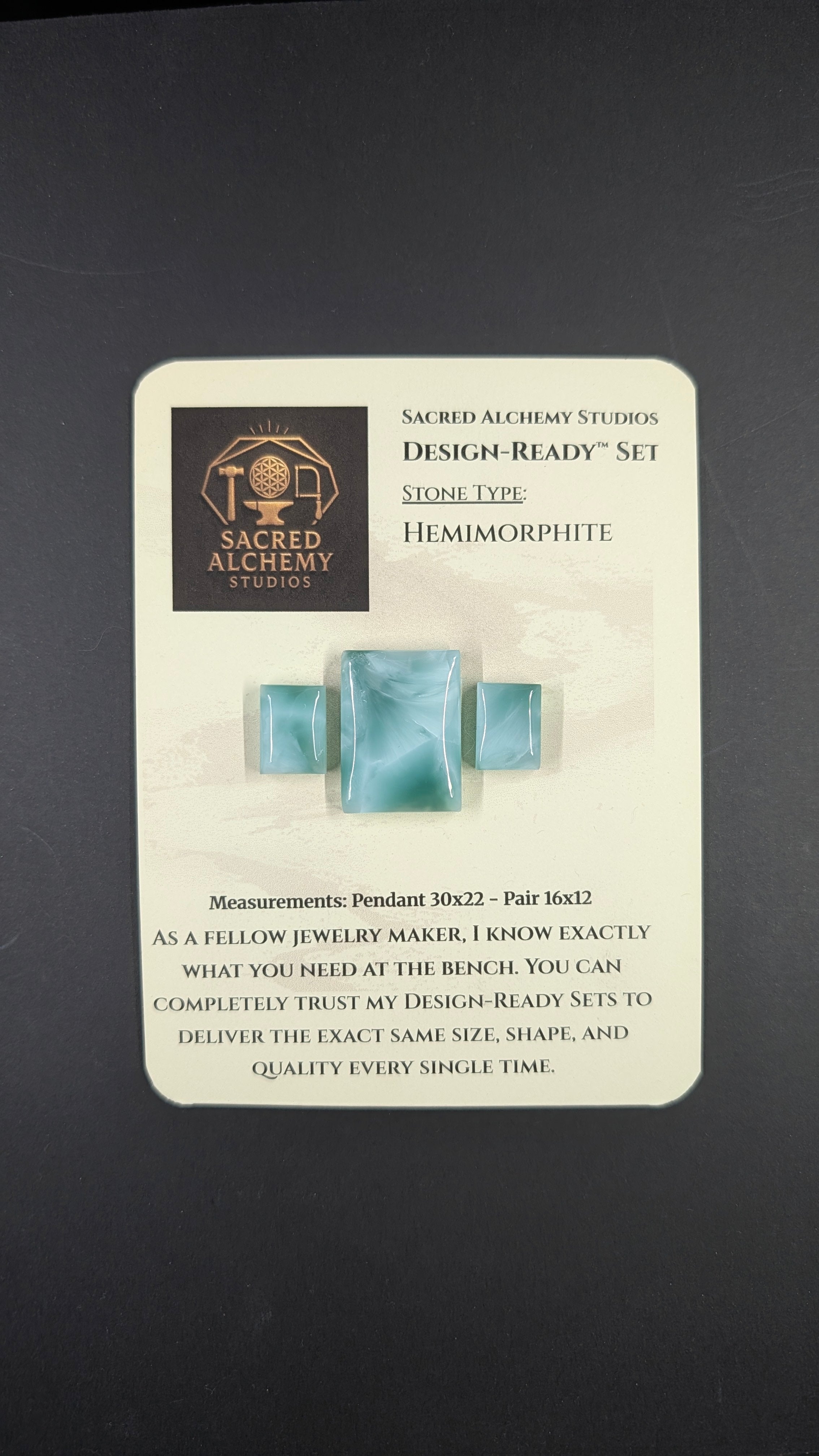 Rectangle Shape - Hemimorphite - Design-Ready™ Set