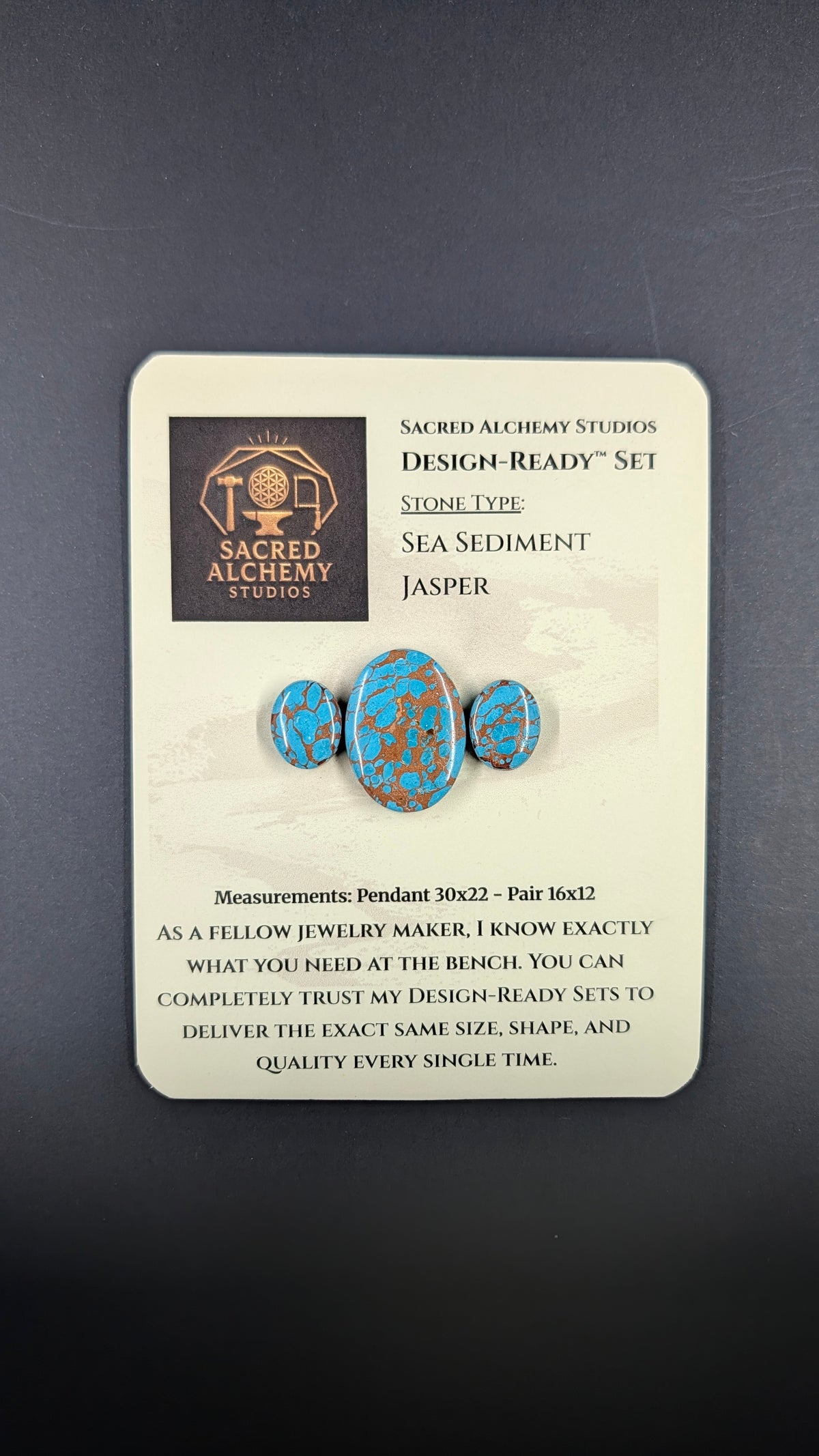 Oval Shape - Sea Sediment Jasper - Design-Ready™