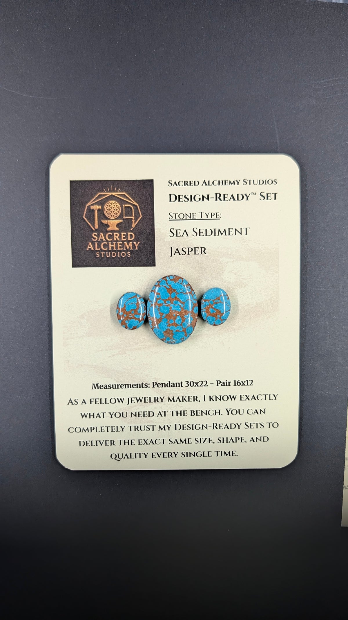 Oval Shape - Sea Sediment Jasper - Design-Ready™
