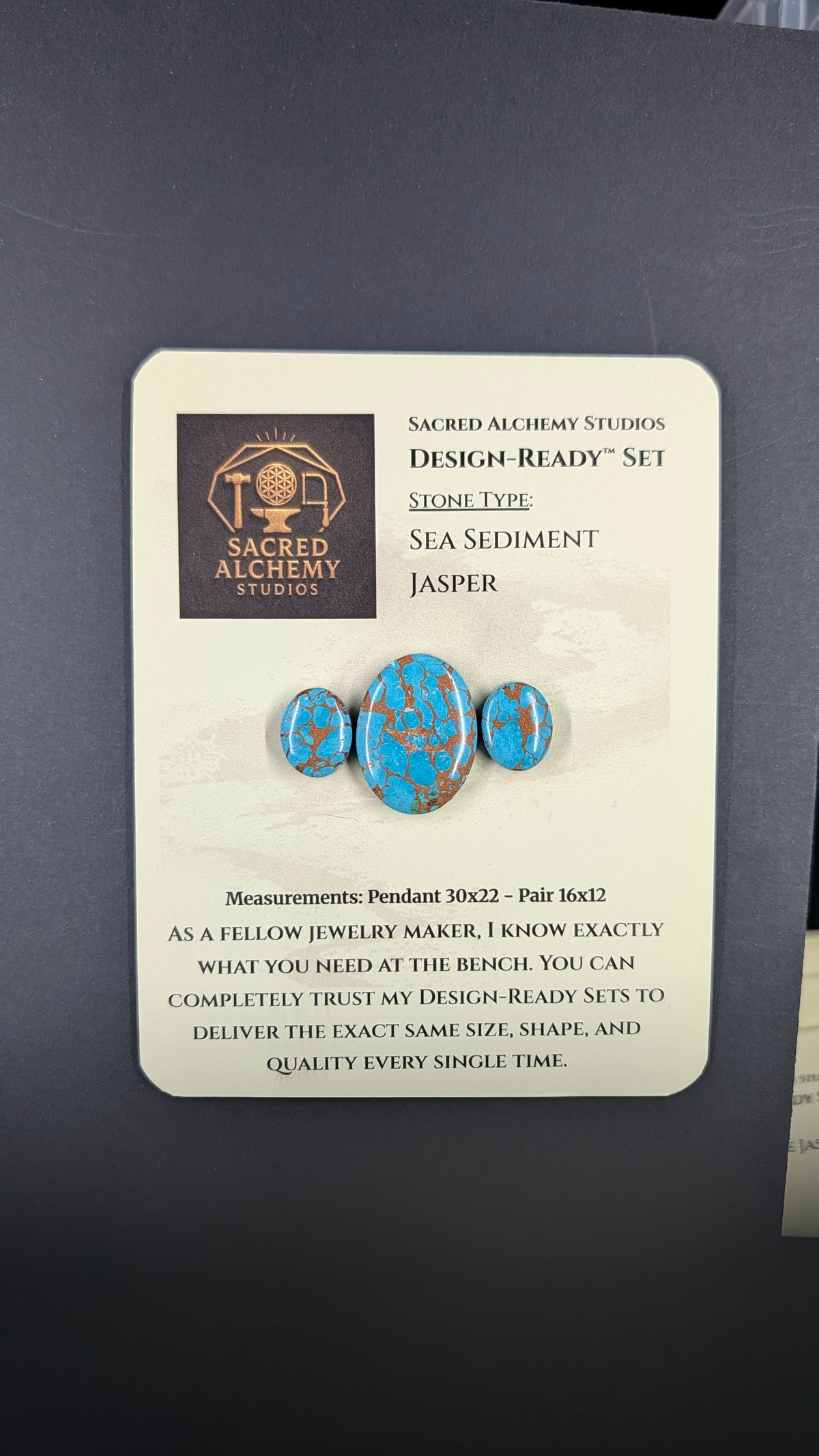 Oval Shape - Sea Sediment Jasper - Design-Ready™