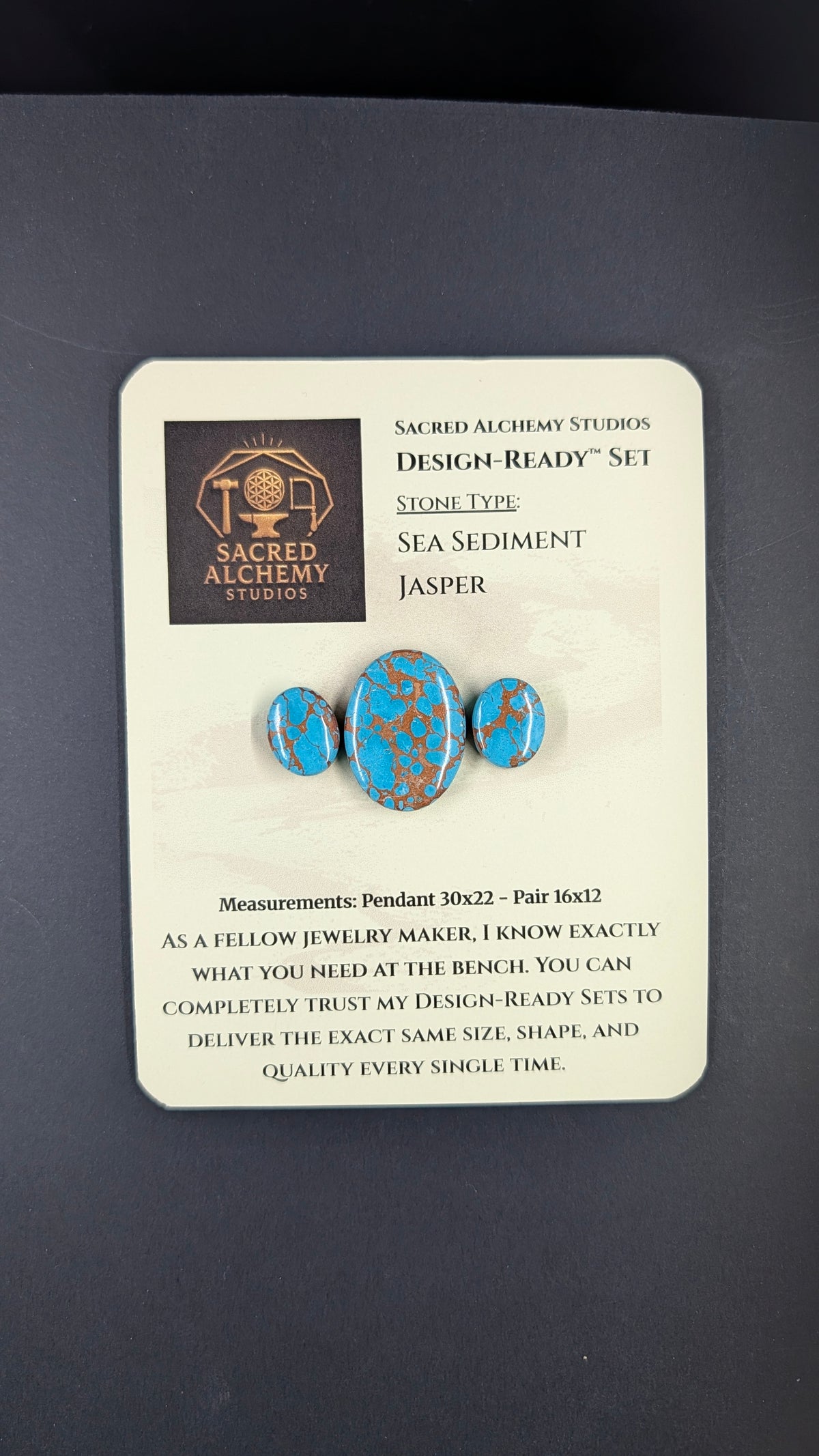 Oval Shape - Sea Sediment Jasper - Design-Ready™