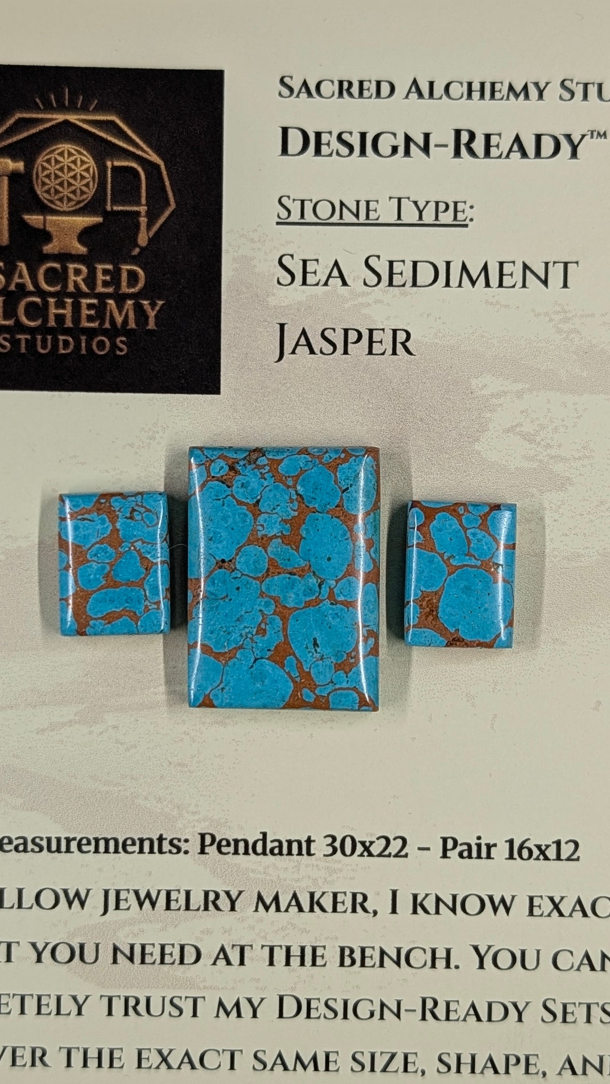 Rectangle Shape - Sea Sediment Jasper - Design-Ready™