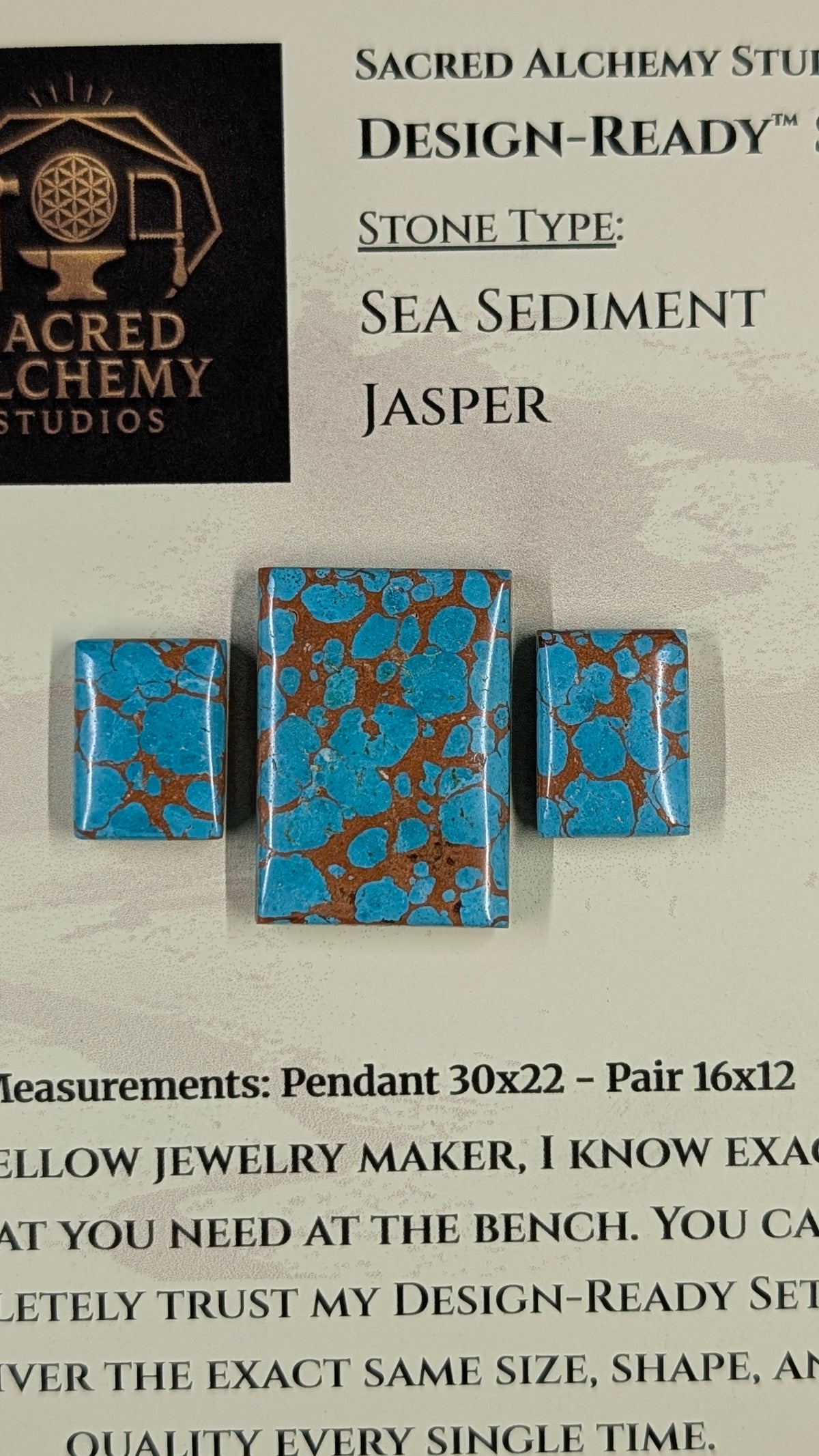 Rectangle Shape - Sea Sediment Jasper - Design-Ready™