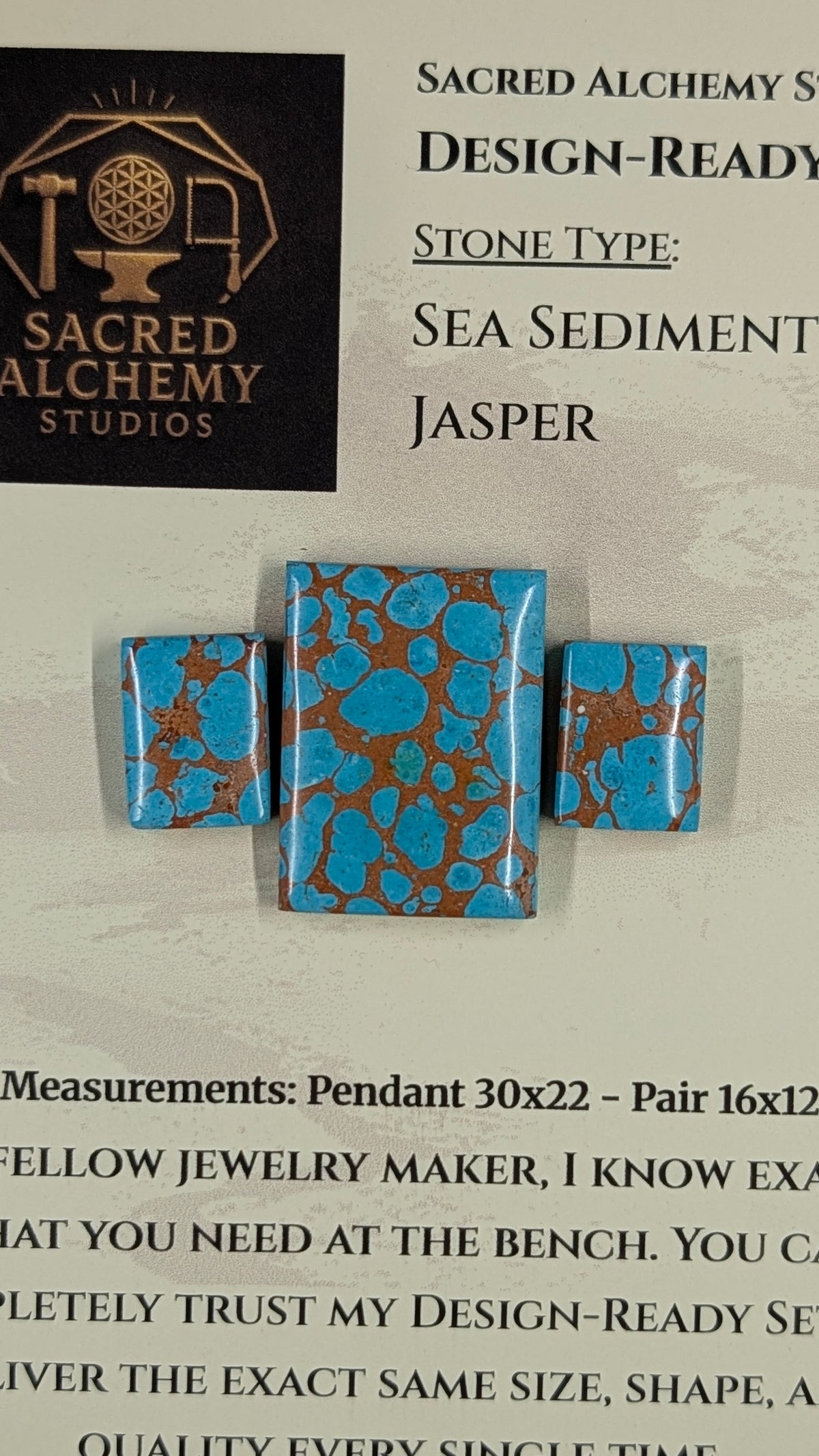 Rectangle Shape - Sea Sediment Jasper - Design-Ready™