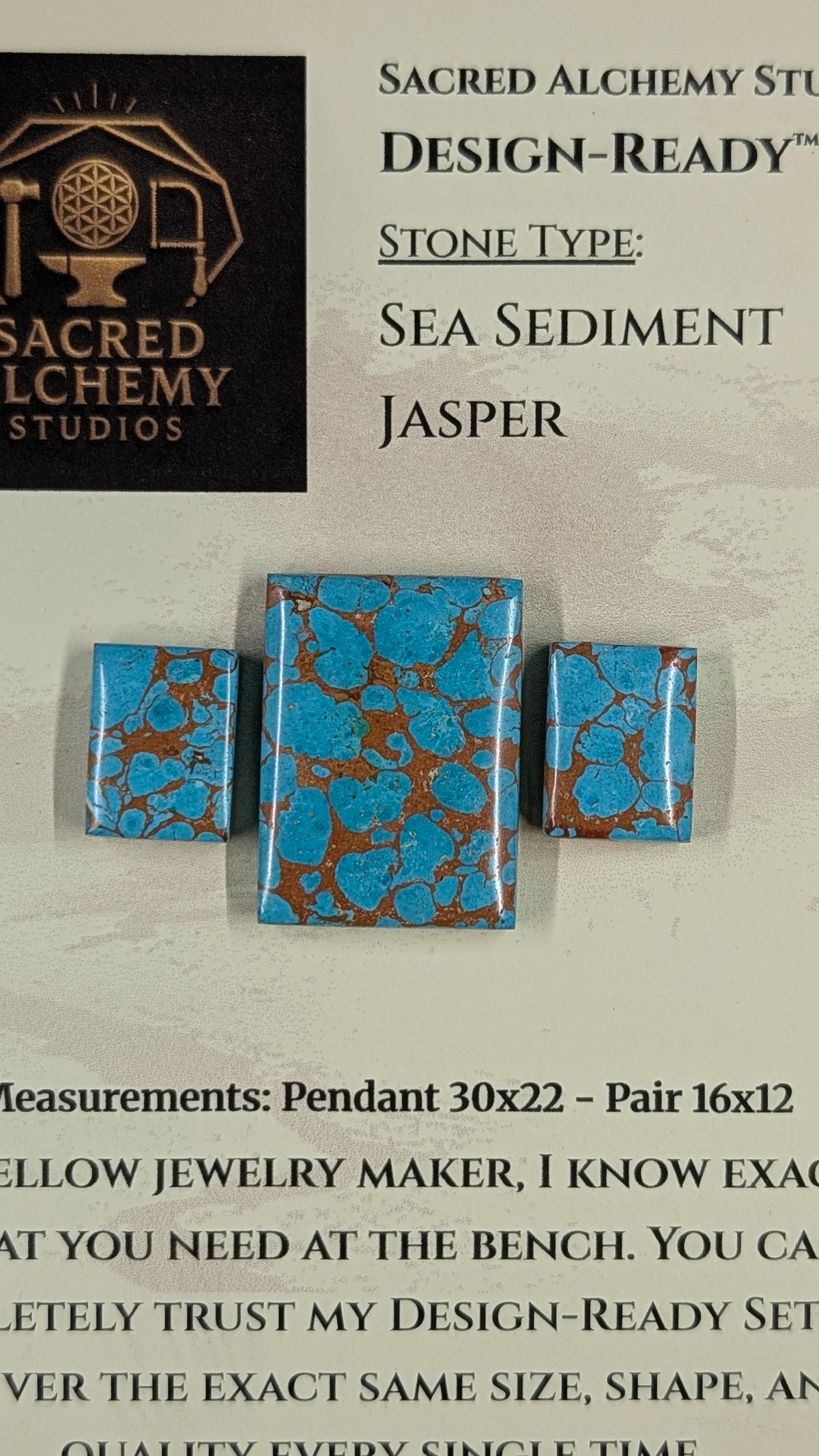 Rectangle Shape - Sea Sediment Jasper - Design-Ready™