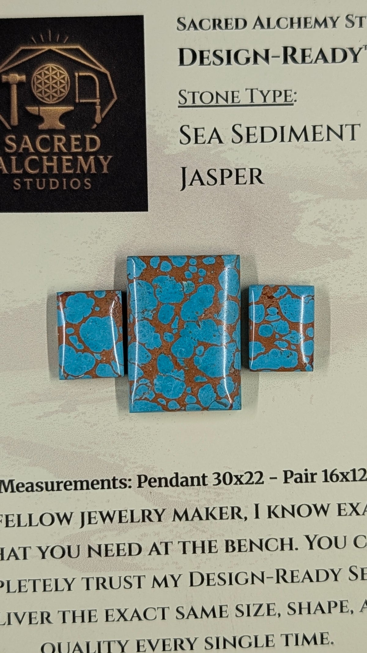 Rectangle Shape - Sea Sediment Jasper - Design-Ready™