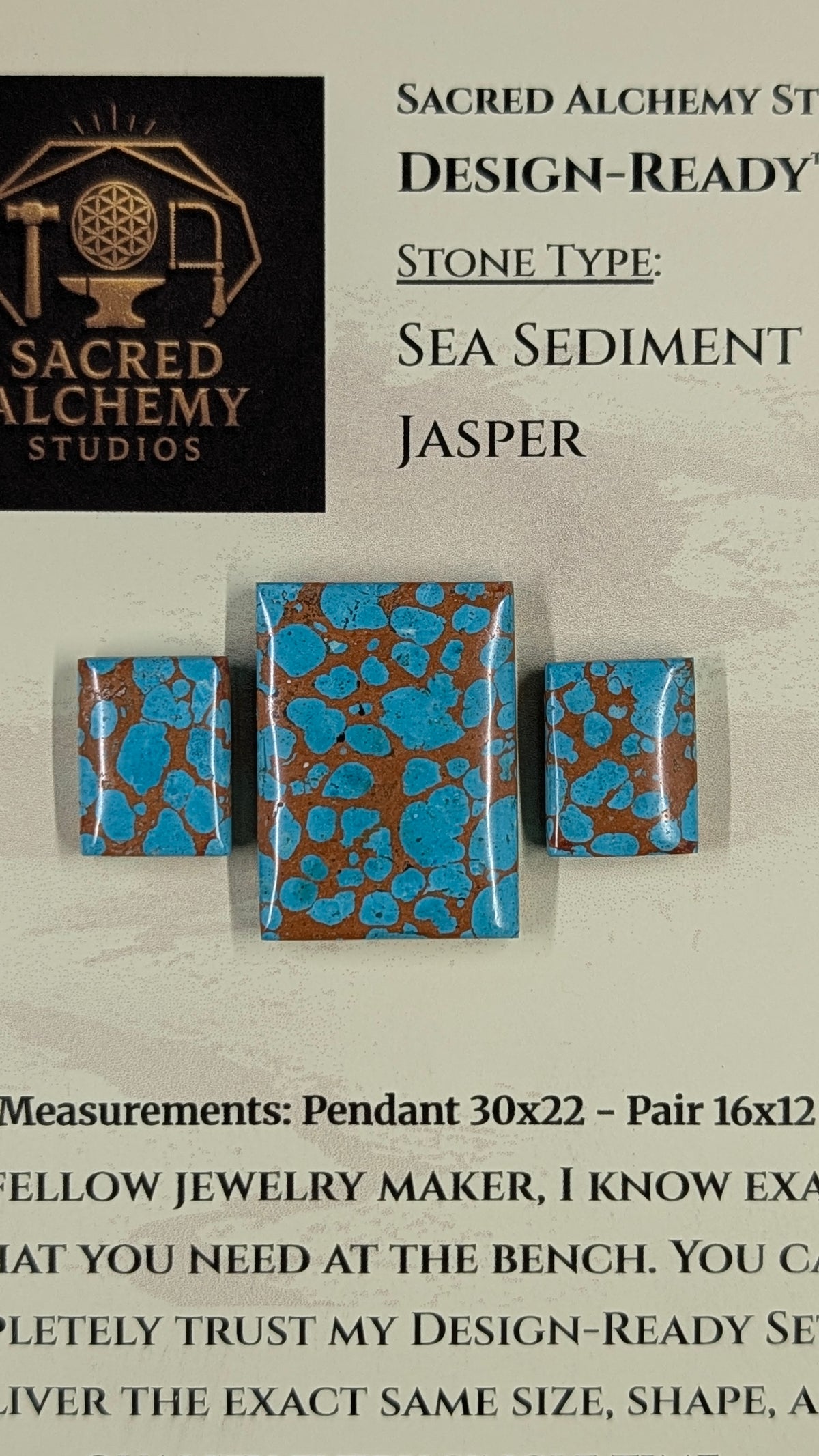 Rectangle Shape - Sea Sediment Jasper - Design-Ready™