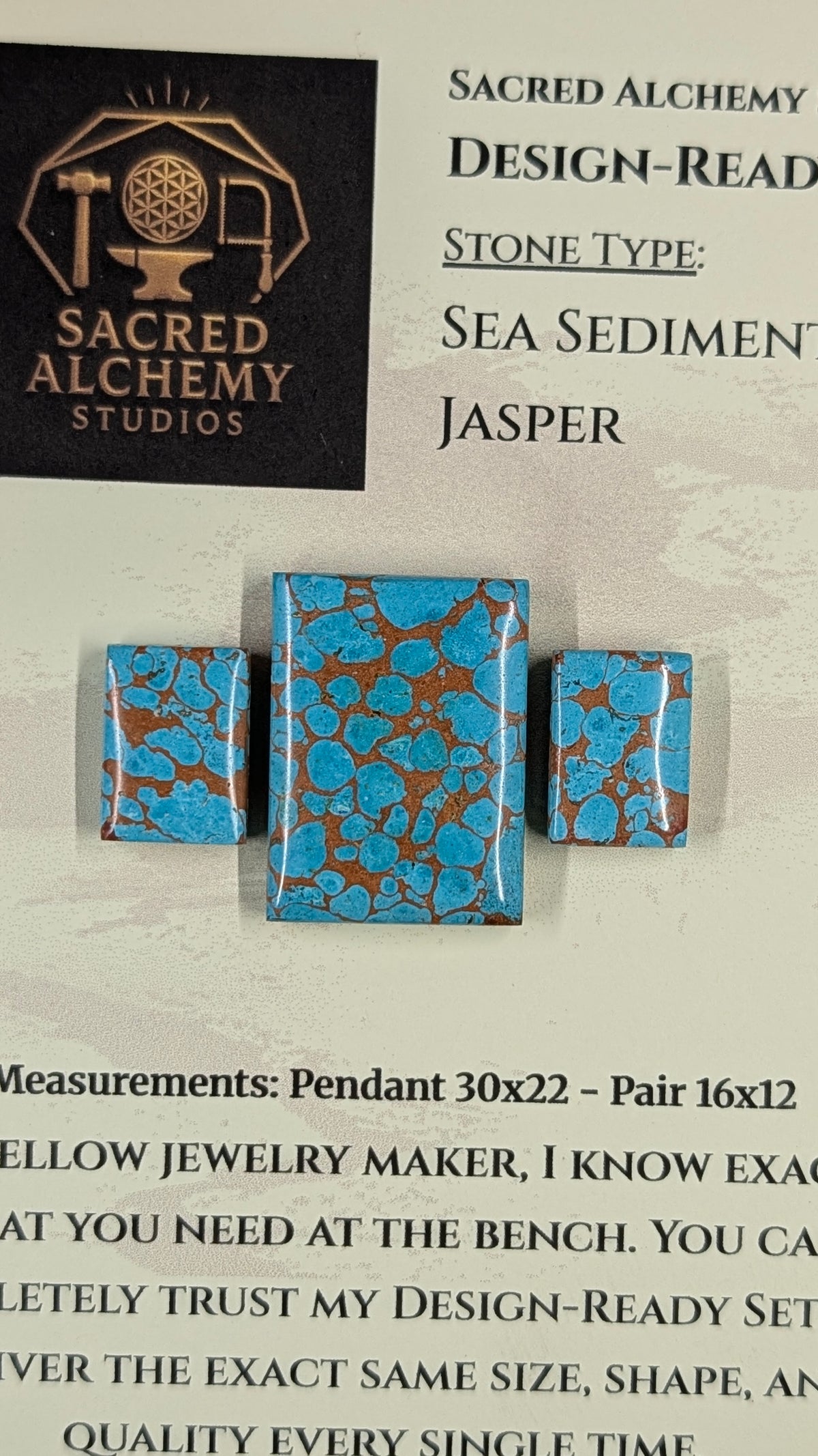 Rectangle Shape - Sea Sediment Jasper - Design-Ready™