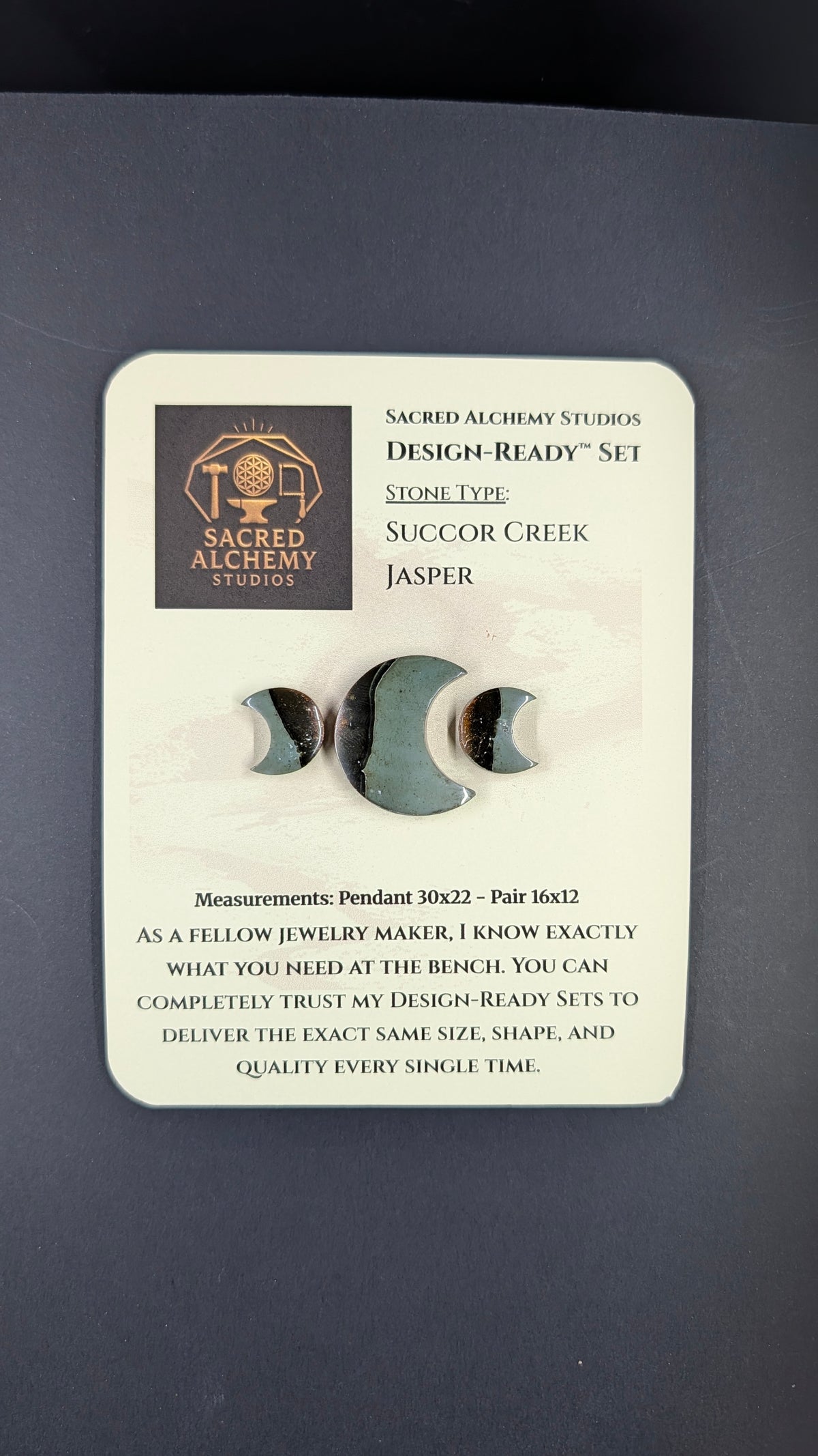 Crescent Moon - Succor Creek Jasper - Design-Ready™ Set