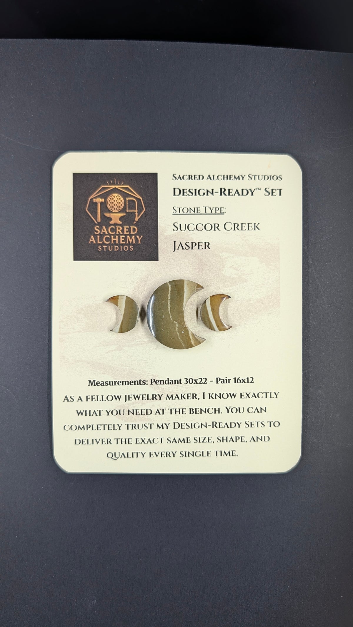 Crescent Moon - Succor Creek Jasper - Design-Ready™ Set