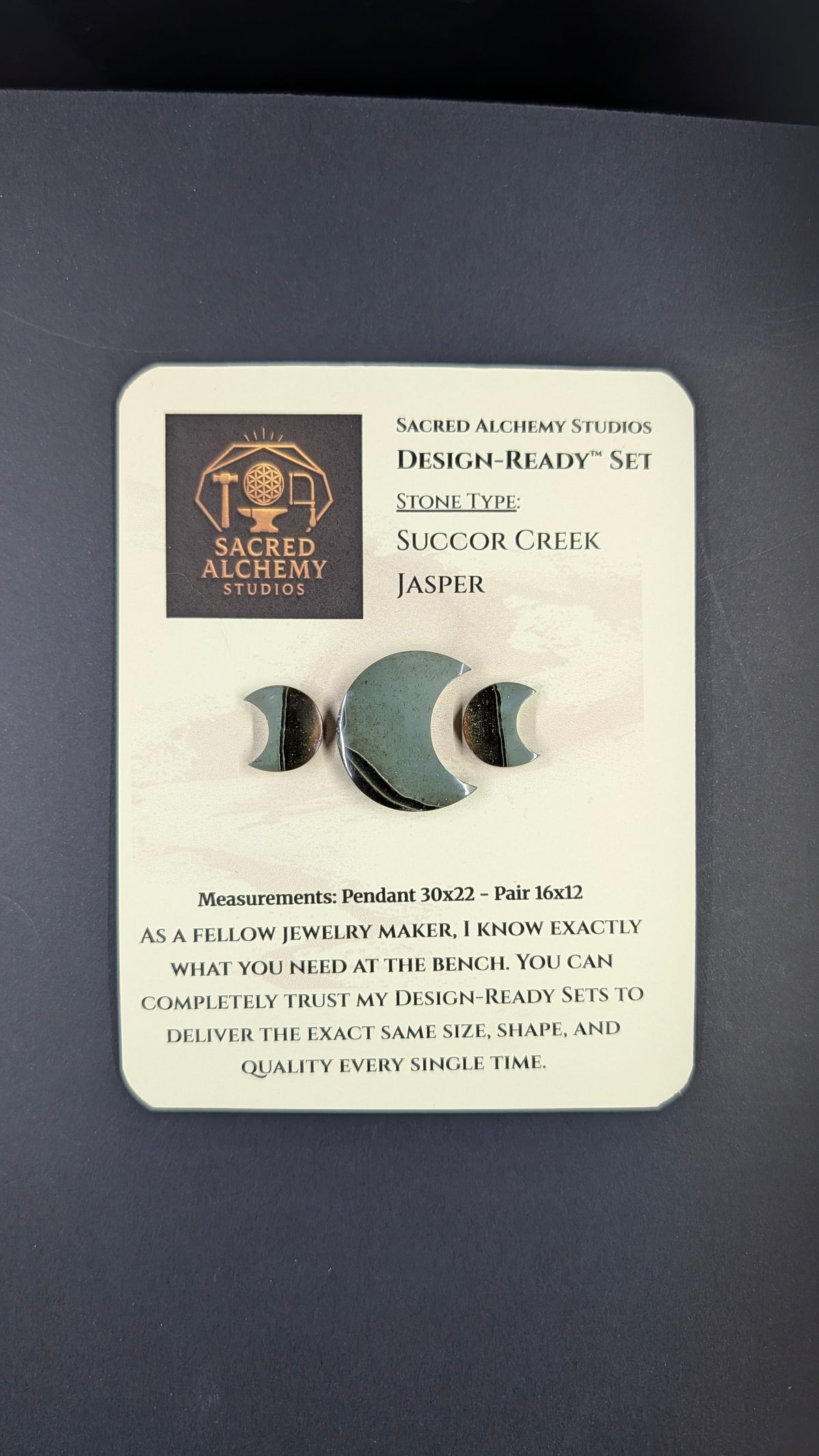 Crescent Moon - Succor Creek Jasper - Design-Ready™ Set