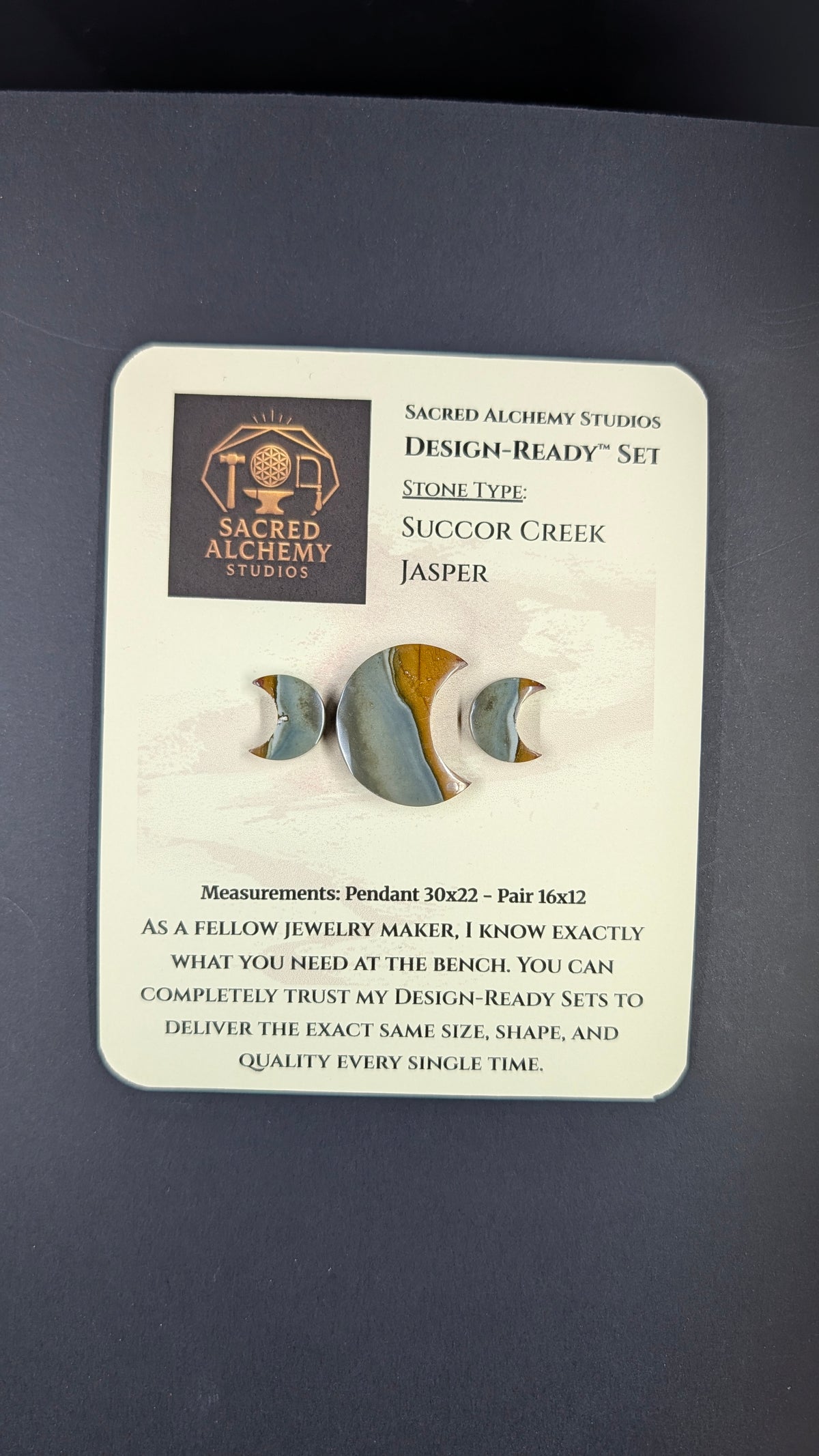 Crescent Moon - Succor Creek Jasper - Design-Ready™ Set