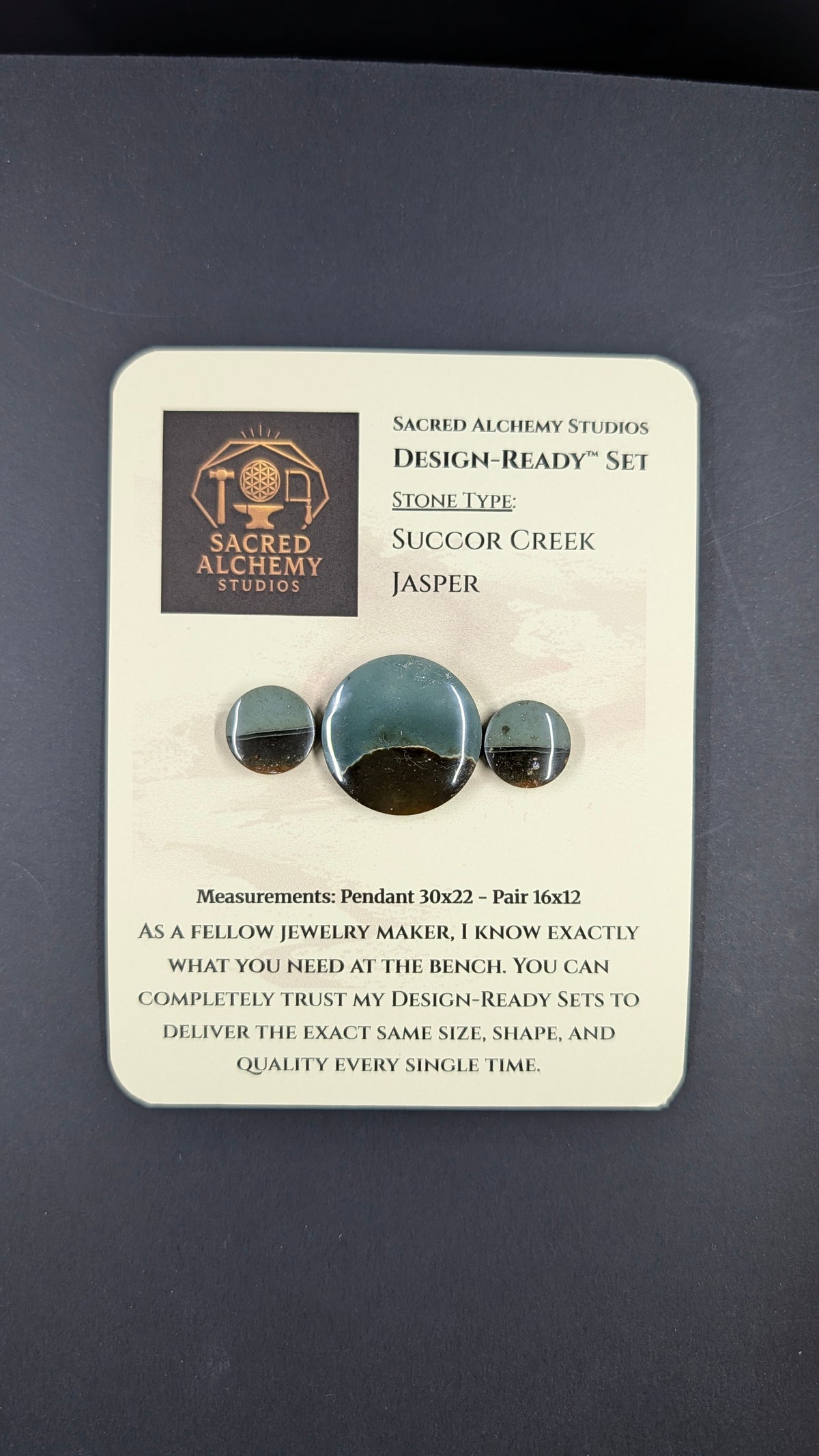 Circle Shape - Succor Creek Jasper - Design-Ready™ Set