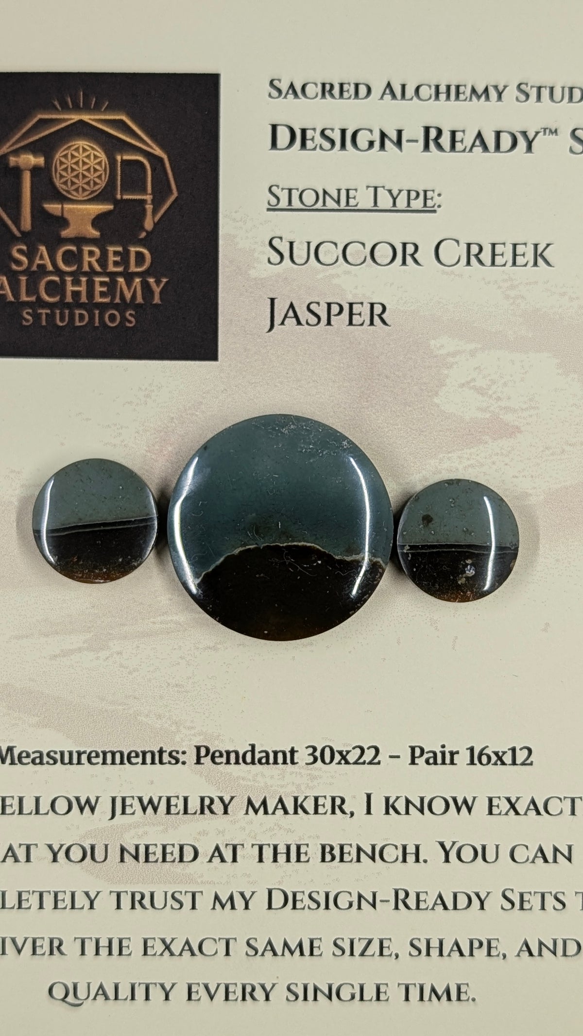 Circle Shape - Succor Creek Jasper - Design-Ready™ Set