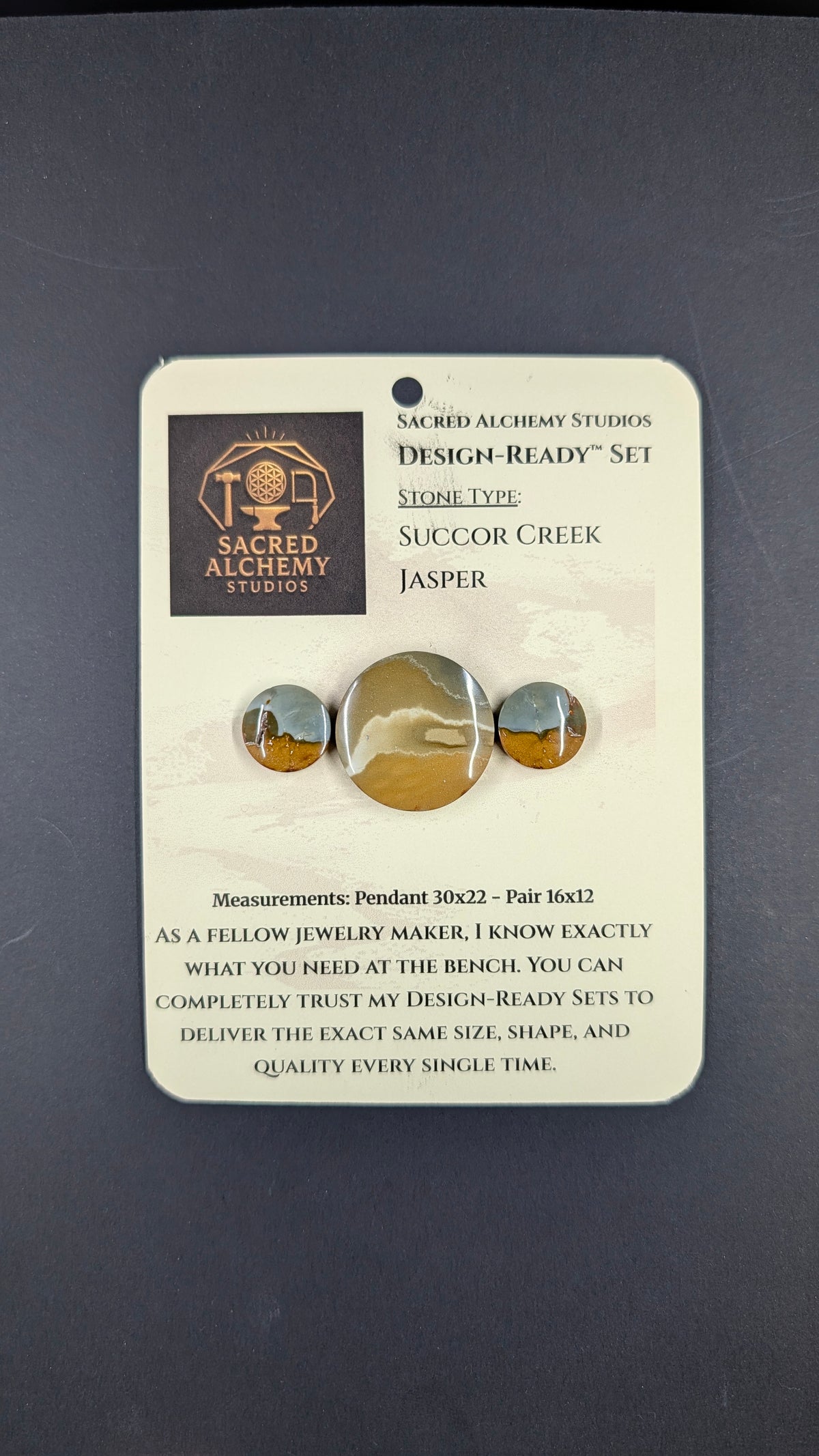 Circle Shape - Succor Creek Jasper - Design-Ready™ Set