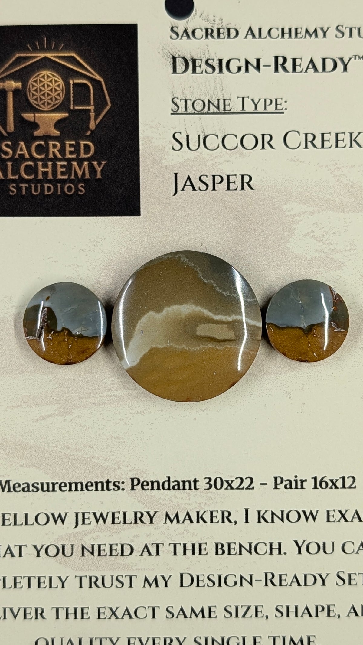 Circle Shape - Succor Creek Jasper - Design-Ready™ Set