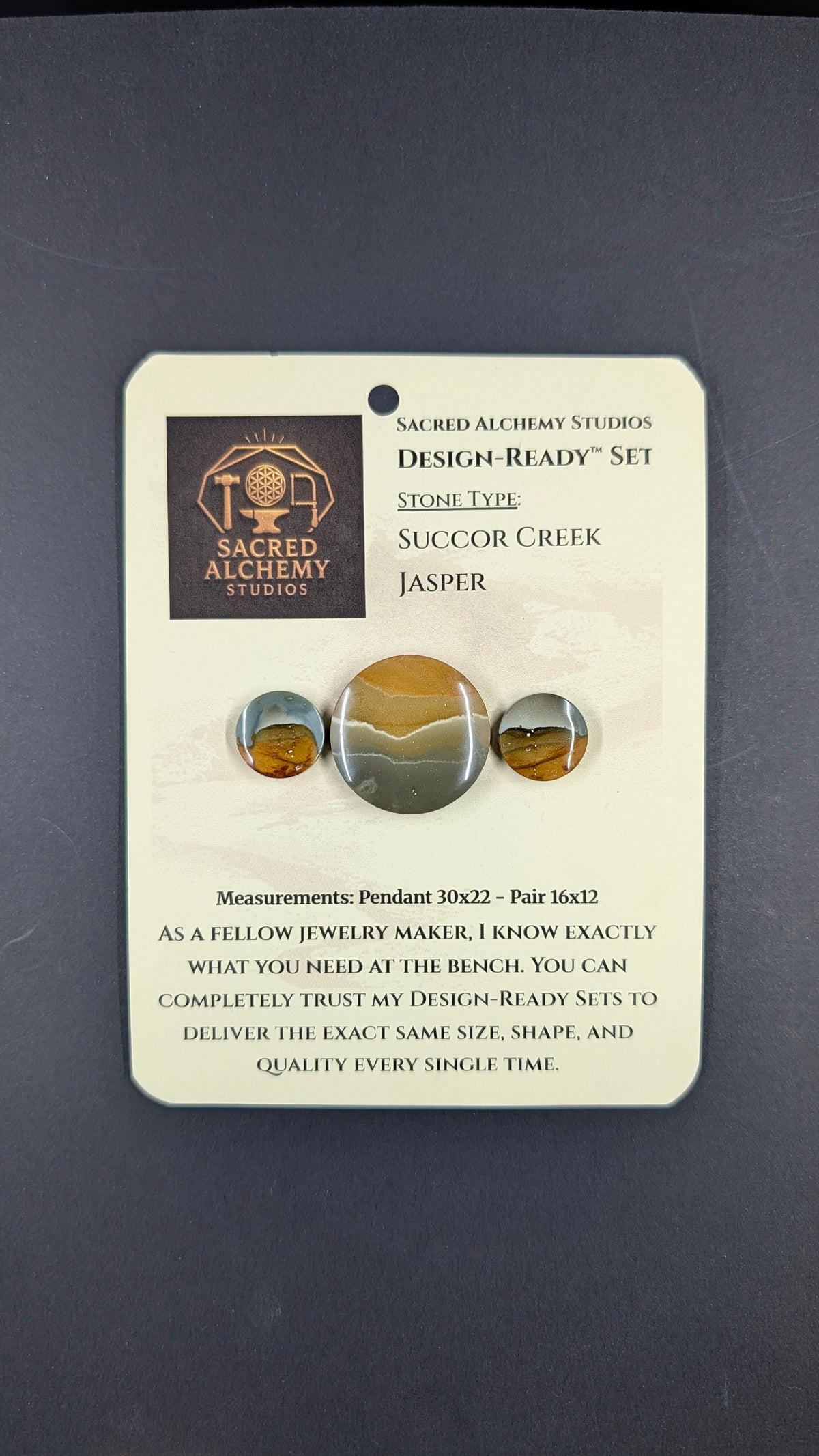 Circle Shape - Succor Creek Jasper - Design-Ready™ Set