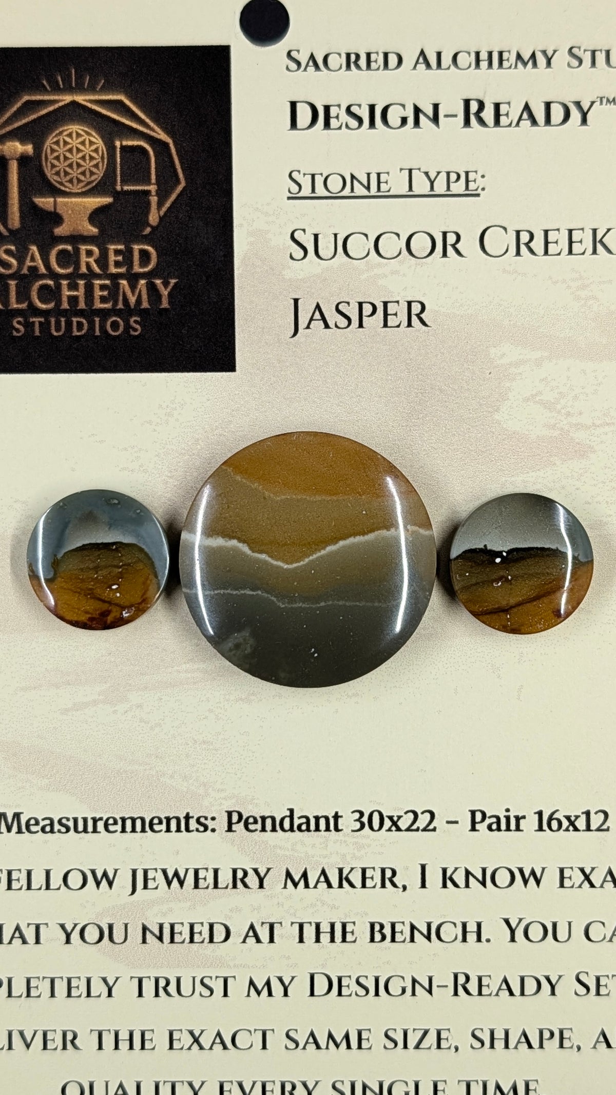 Circle Shape - Succor Creek Jasper - Design-Ready™ Set