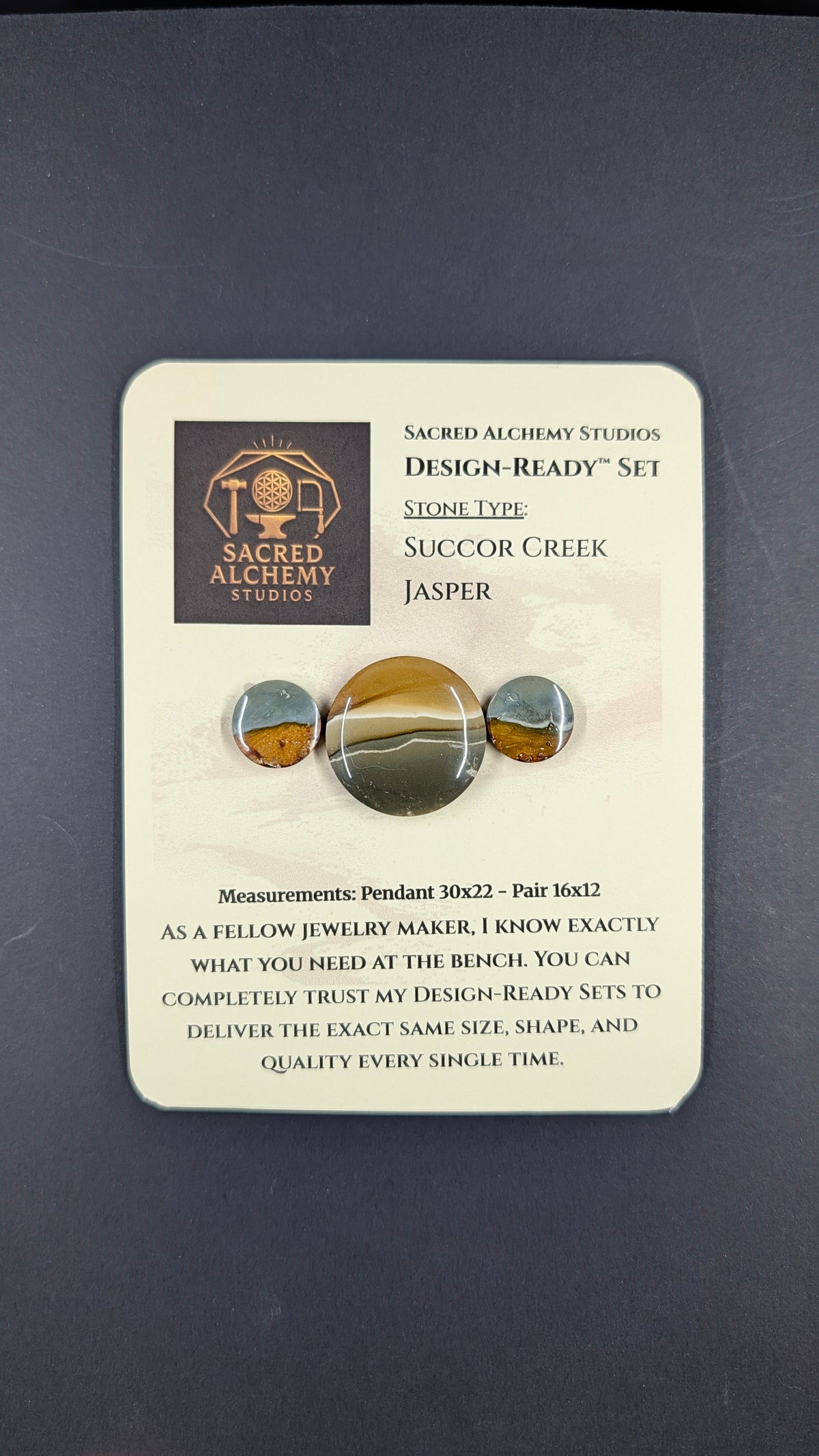 Circle Shape - Succor Creek Jasper - Design-Ready™ Set