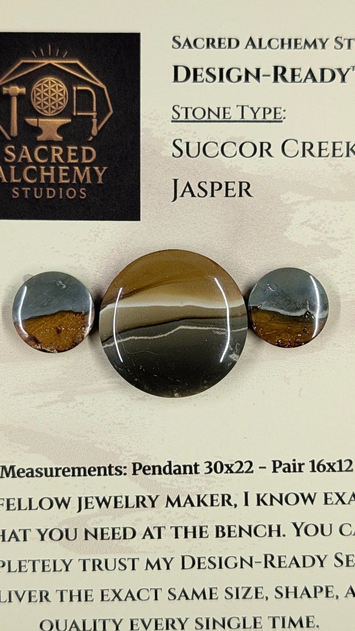 Circle Shape - Succor Creek Jasper - Design-Ready™ Set