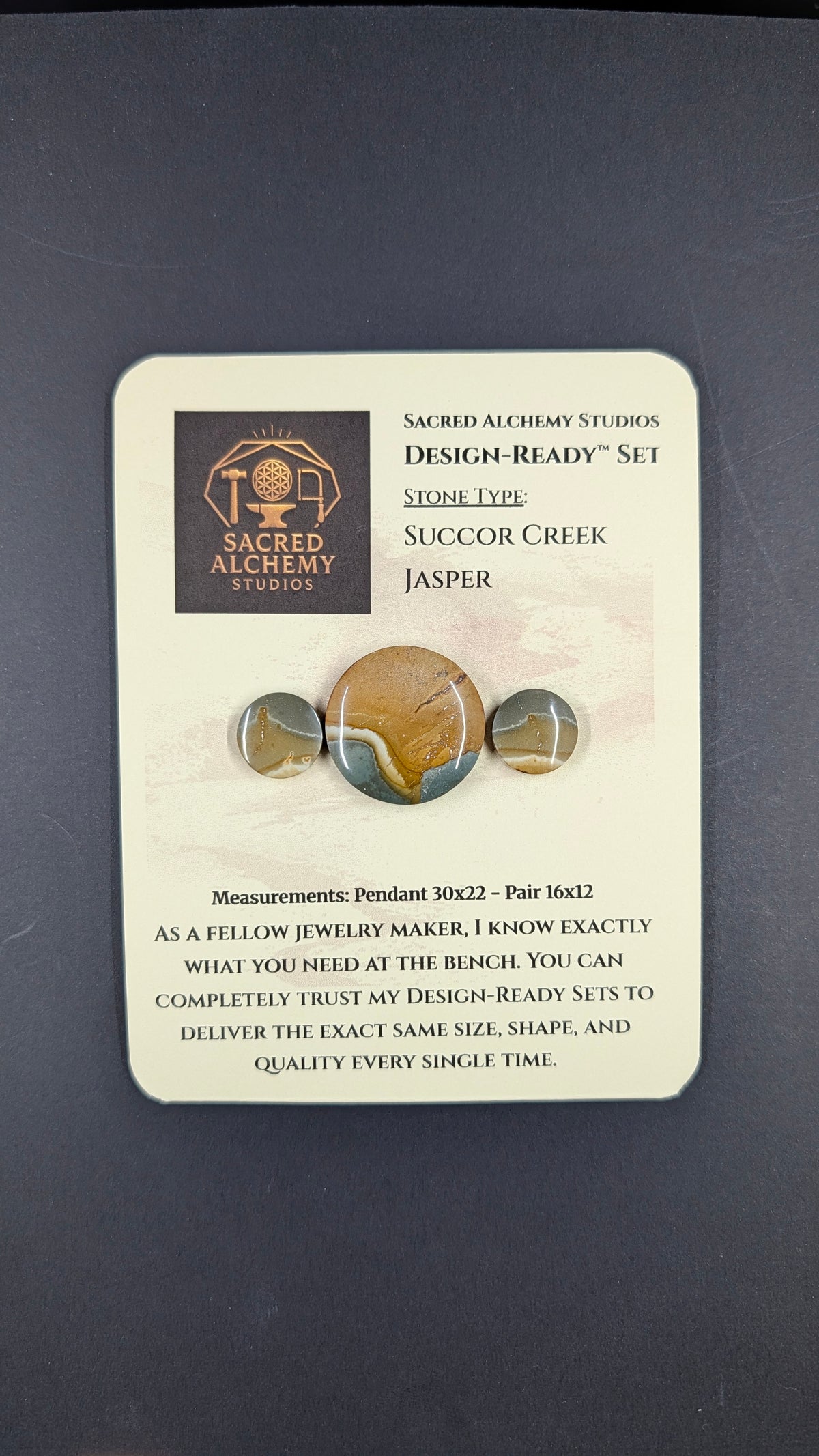Circle Shape - Succor Creek Jasper - Design-Ready™ Set