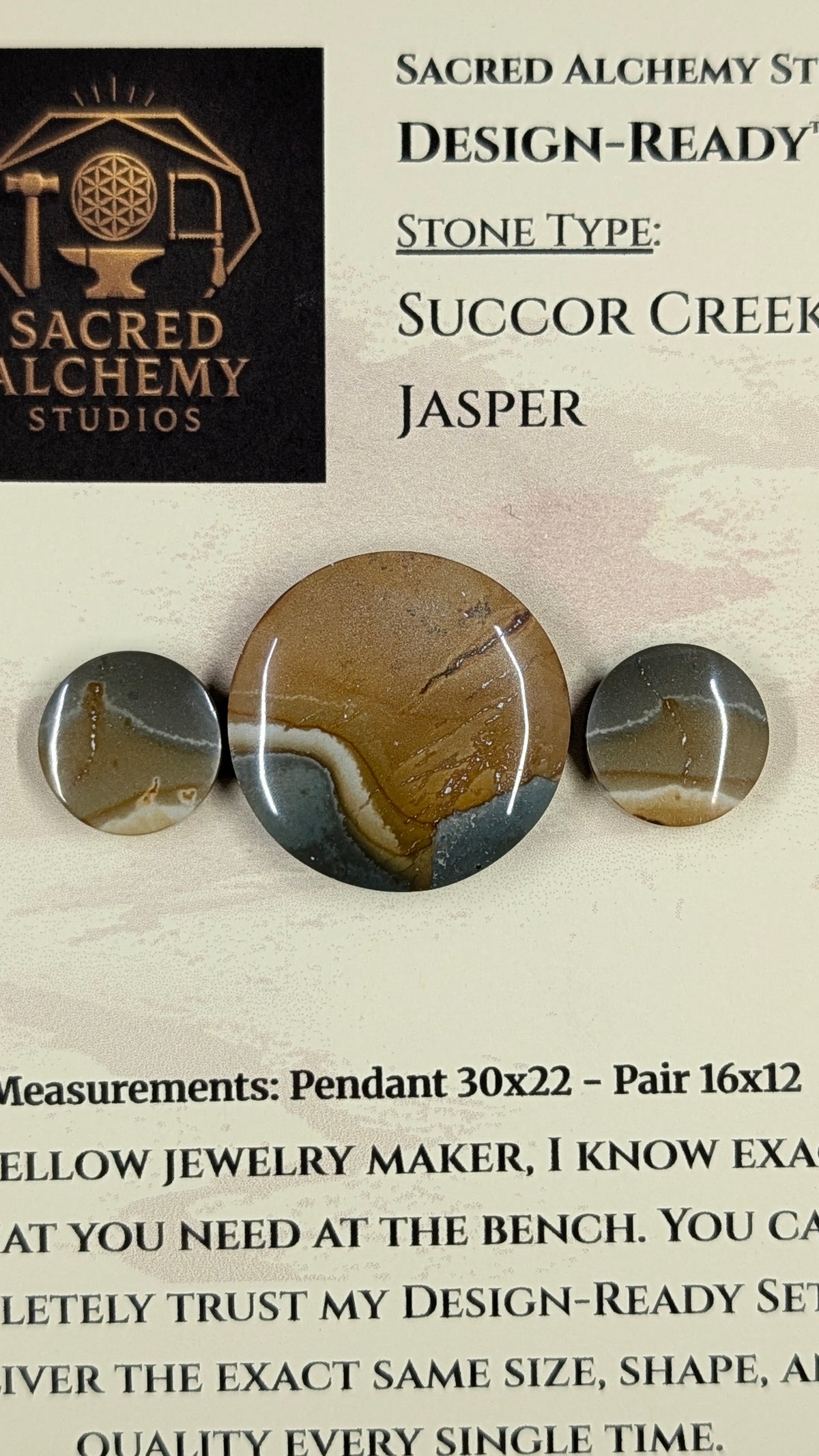 Circle Shape - Succor Creek Jasper - Design-Ready™ Set