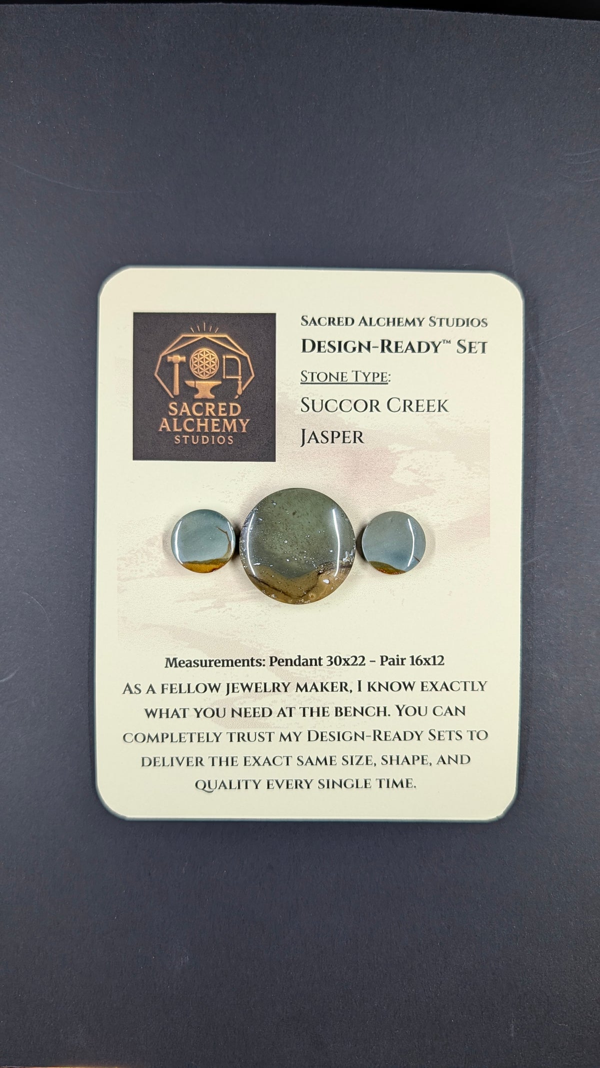 Circle Shape - Succor Creek Jasper - Design-Ready™ Set