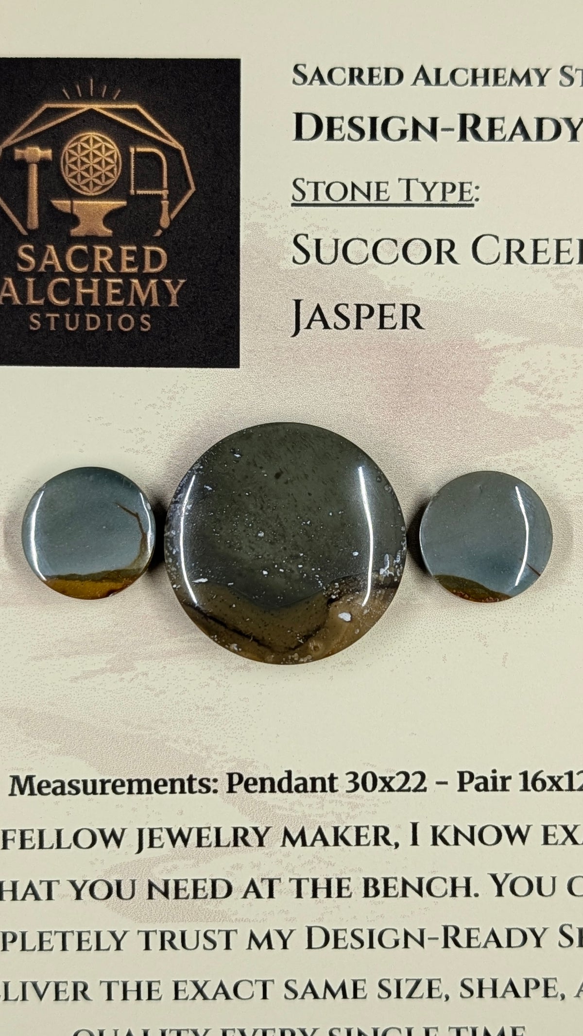 Circle Shape - Succor Creek Jasper - Design-Ready™ Set