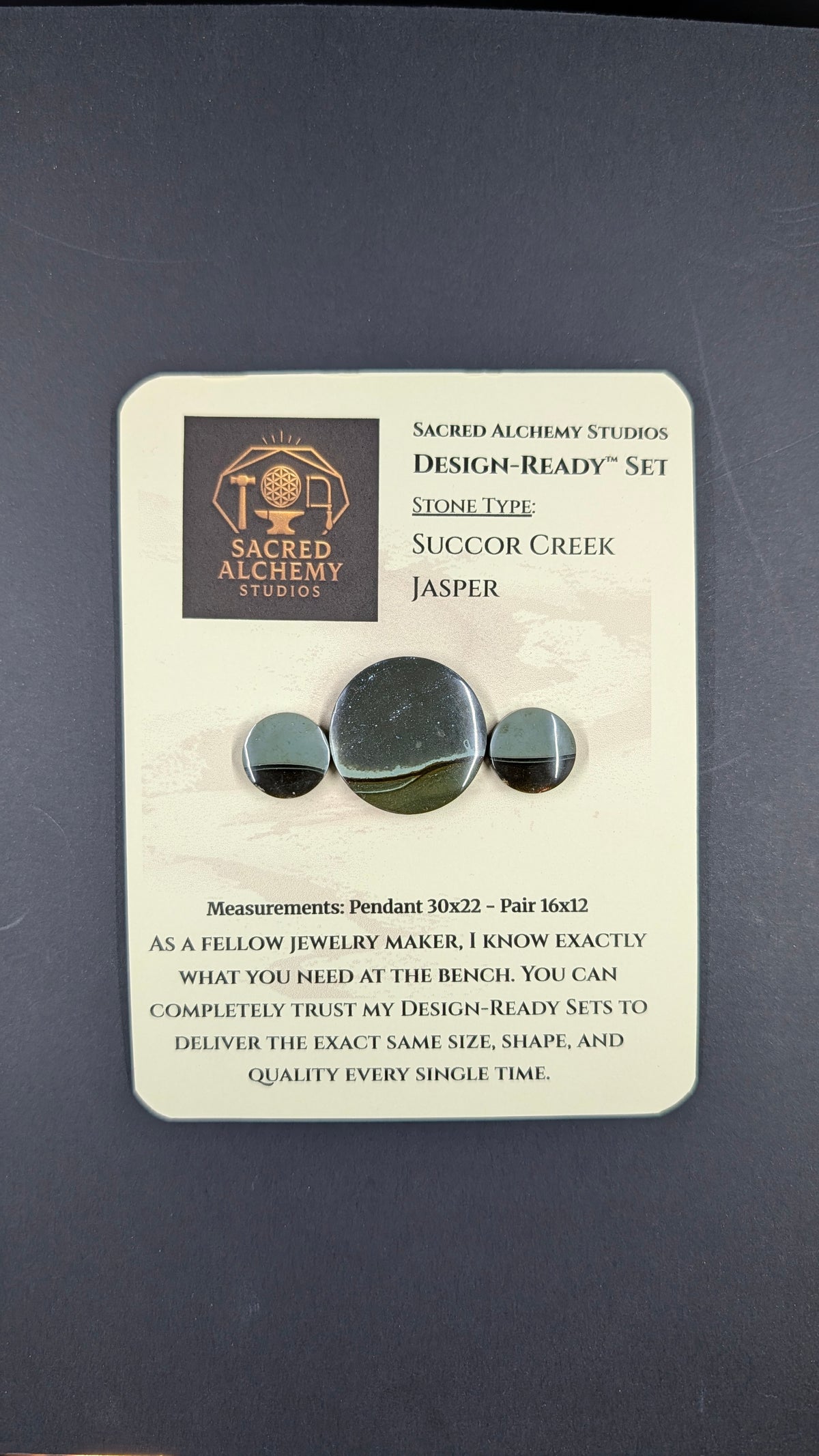 Circle Shape - Succor Creek Jasper - Design-Ready™ Set